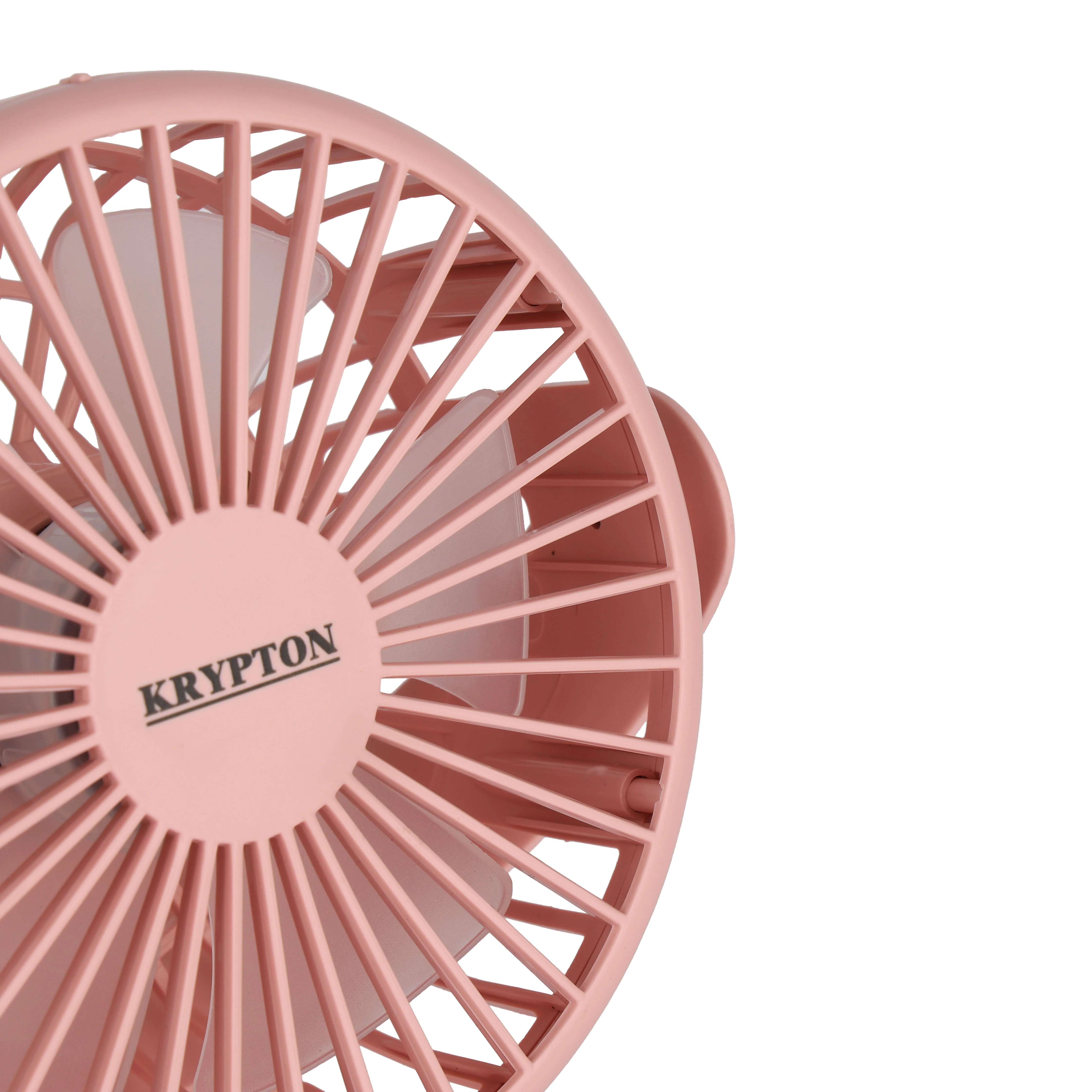 Krypton KNF6037 5 Inch Rechargeable LED Fan| Type-C Charging, built-in LED light & lithium battery| up to 6 hours runtime, ideal for portable indoor cooling anytime| - Image 4