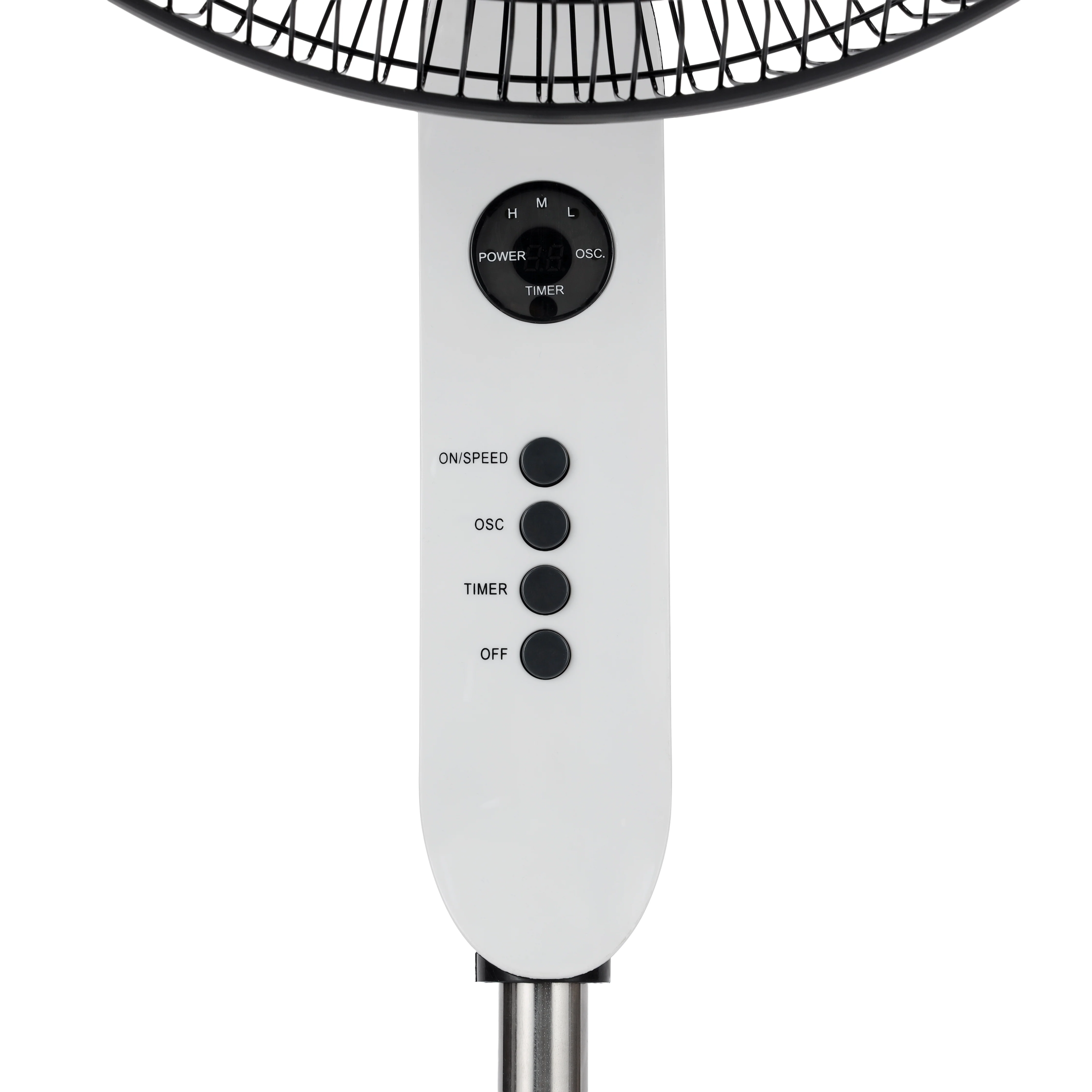 Krypton KNF6113 16 Inch Stand Fan with Remote Control| LCD display, powerful copper motor & 3 speed settings| timer function, and wide oscillation for efficient cooling| - Image 4