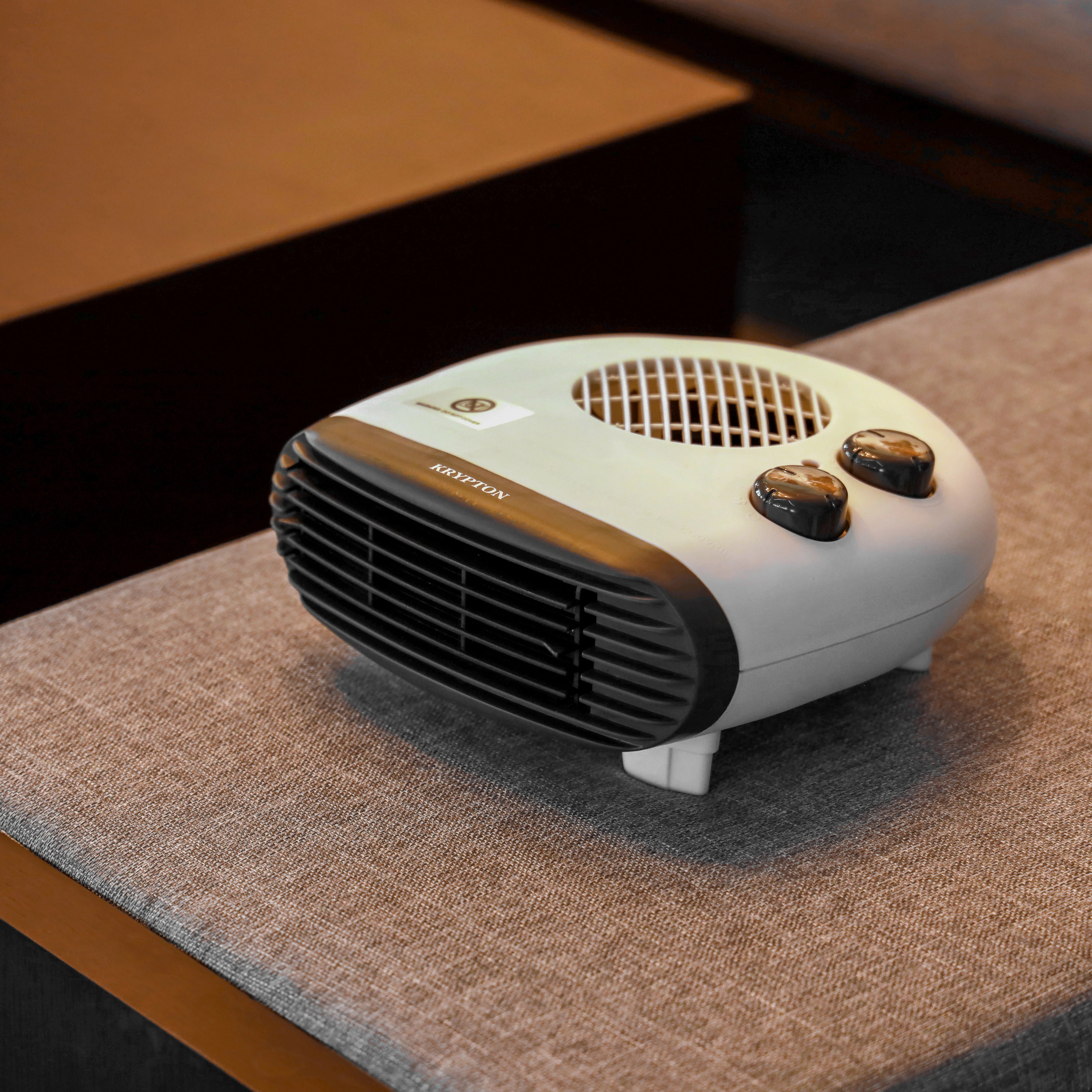Krypton KNFH6252 Fan Heater 2000W| adjustable thermostat delivers instant heating & dual power settings| portable design, ideal for comfortable & efficient room warming| - Image 5
