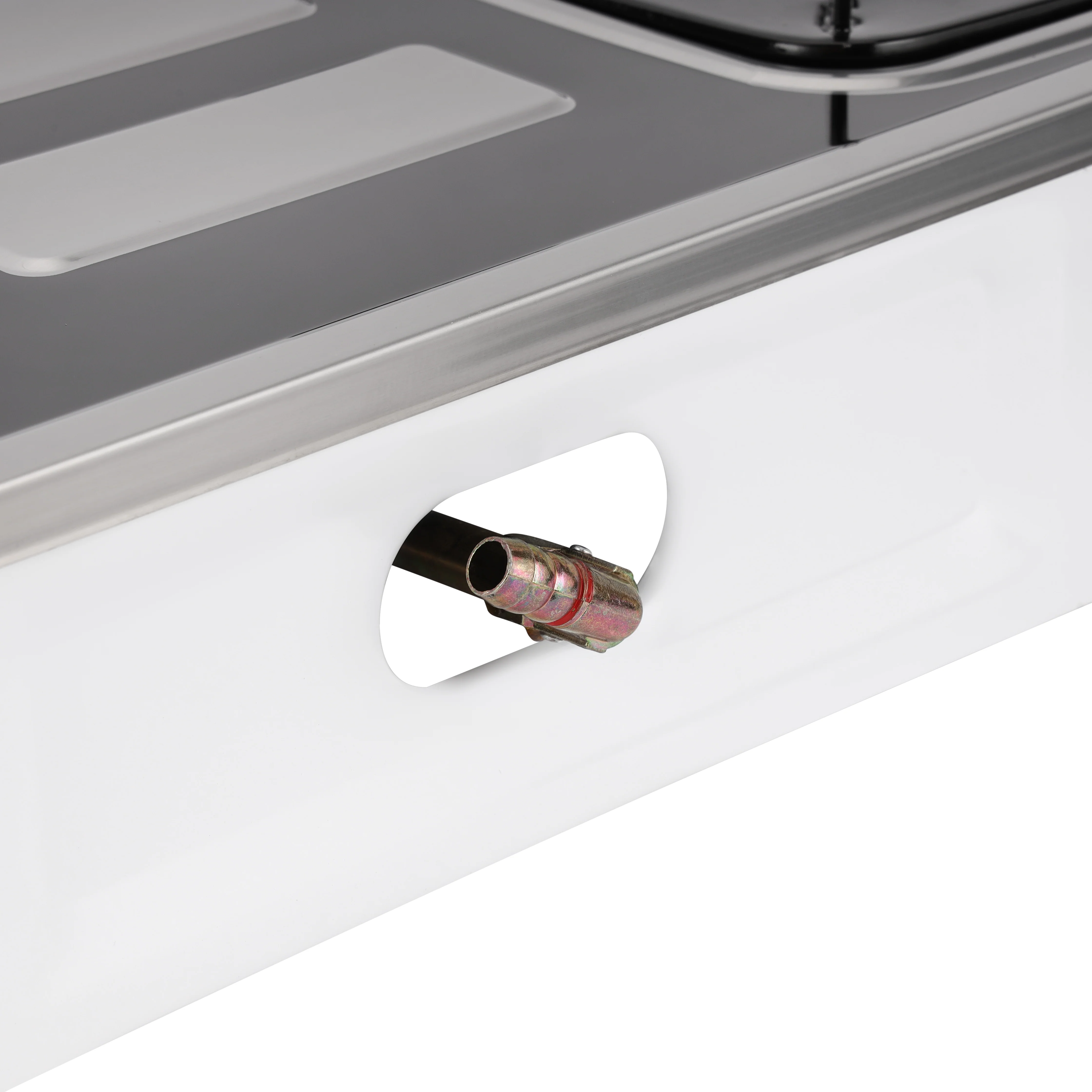 Krypton KNGC6631 Stainless Steel Gas Cooker | double burners, auto piezo ignition, efficient gas flow, low gas consumption & durable design for safe everyday cooking use| - Image 4