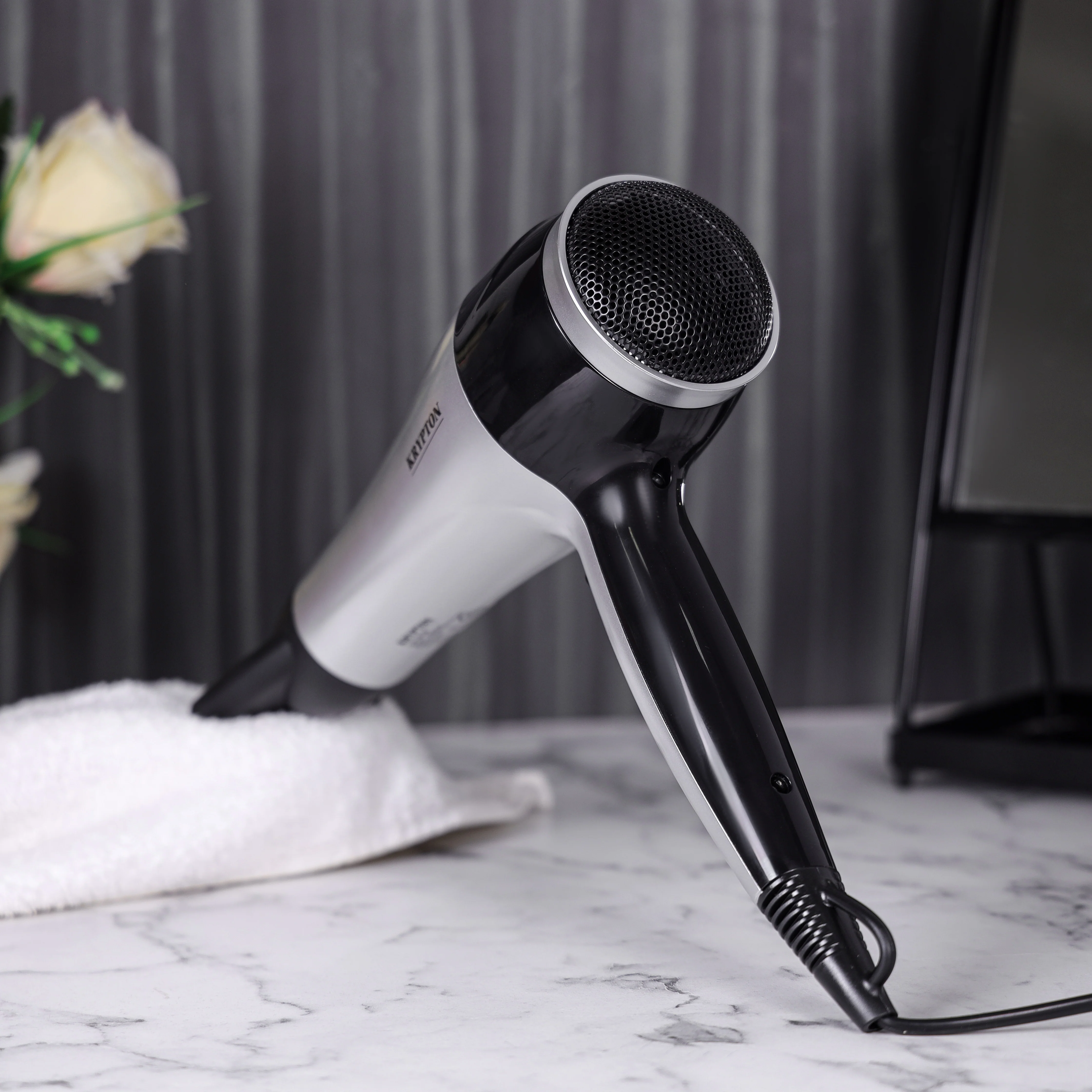 Krypton KNH6109 Hair Dryer | powerful DC motor, 3 heat settings, 2 speed control, cool shot function, safety cut-off protection for fast, safe, & efficient hair styling - Image 4