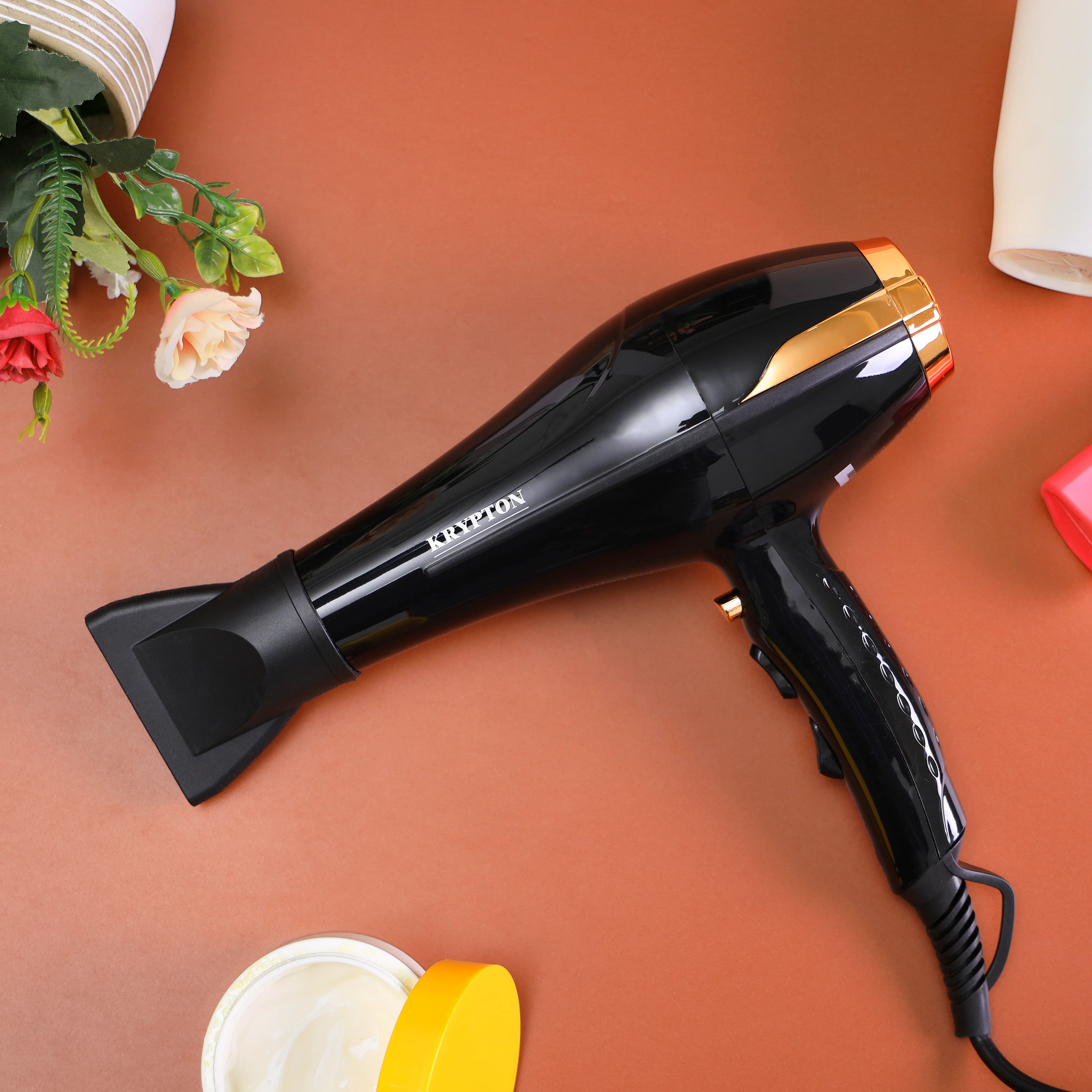 Krypton KNH6298 AC Hair Dryer 2000W | professional turbo motor, 3 heat and 2 speed settings, cool shot function, overheat protection, powerful airflow for fast drying - Image 2