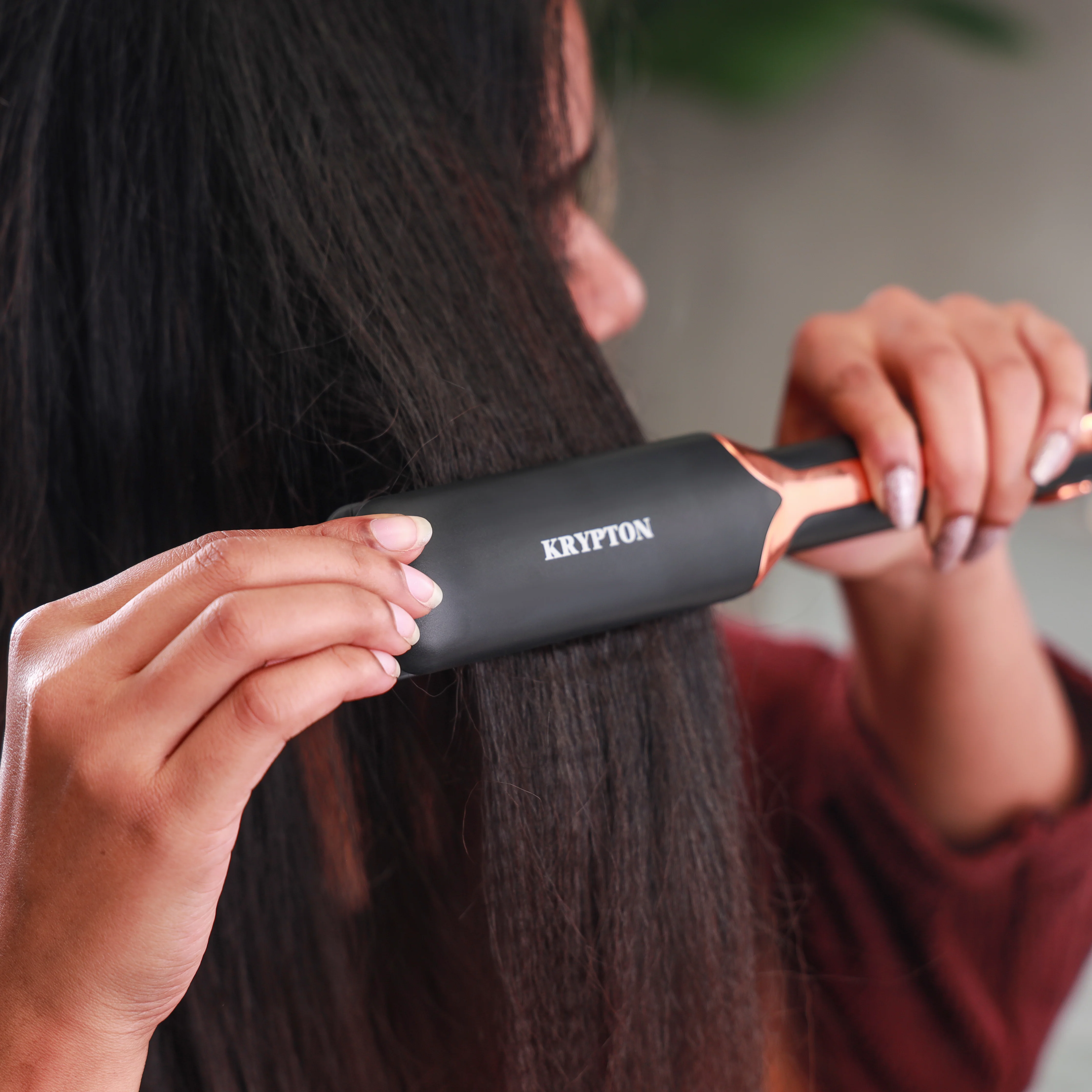 Krypton KNHS6604 Corn Hair Straightener | Ceramic Plates, Fast PTC Heating Technology, Adjustable Temperature Control, Quick Heat-Up, Safe Styling for All Hair Types - Image 4