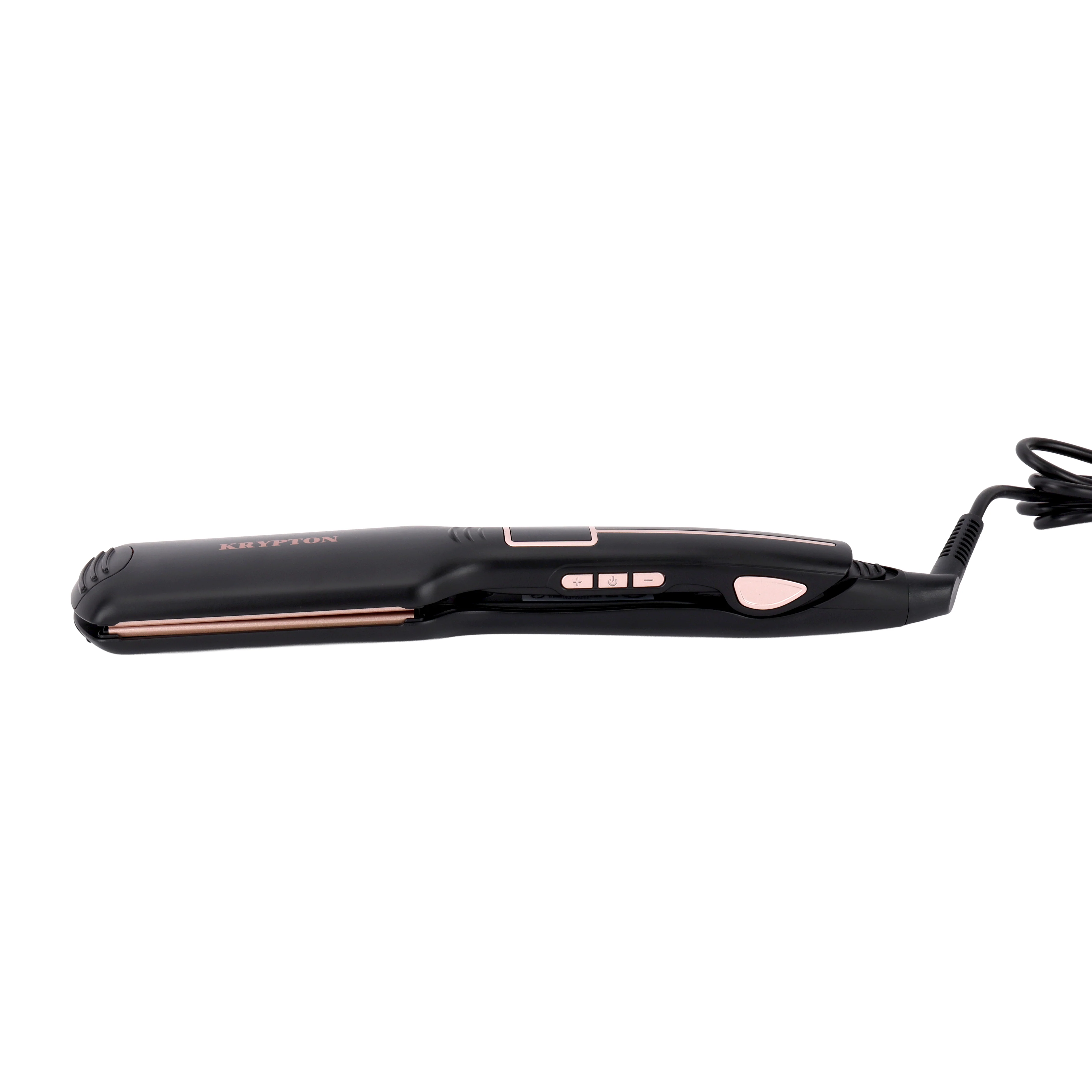 Krypton KNHS6614 Digital Infrared Hair Straightener| ceramic coated plates, digital display, fast PTC heating technology, and auto shut off for safe styling results