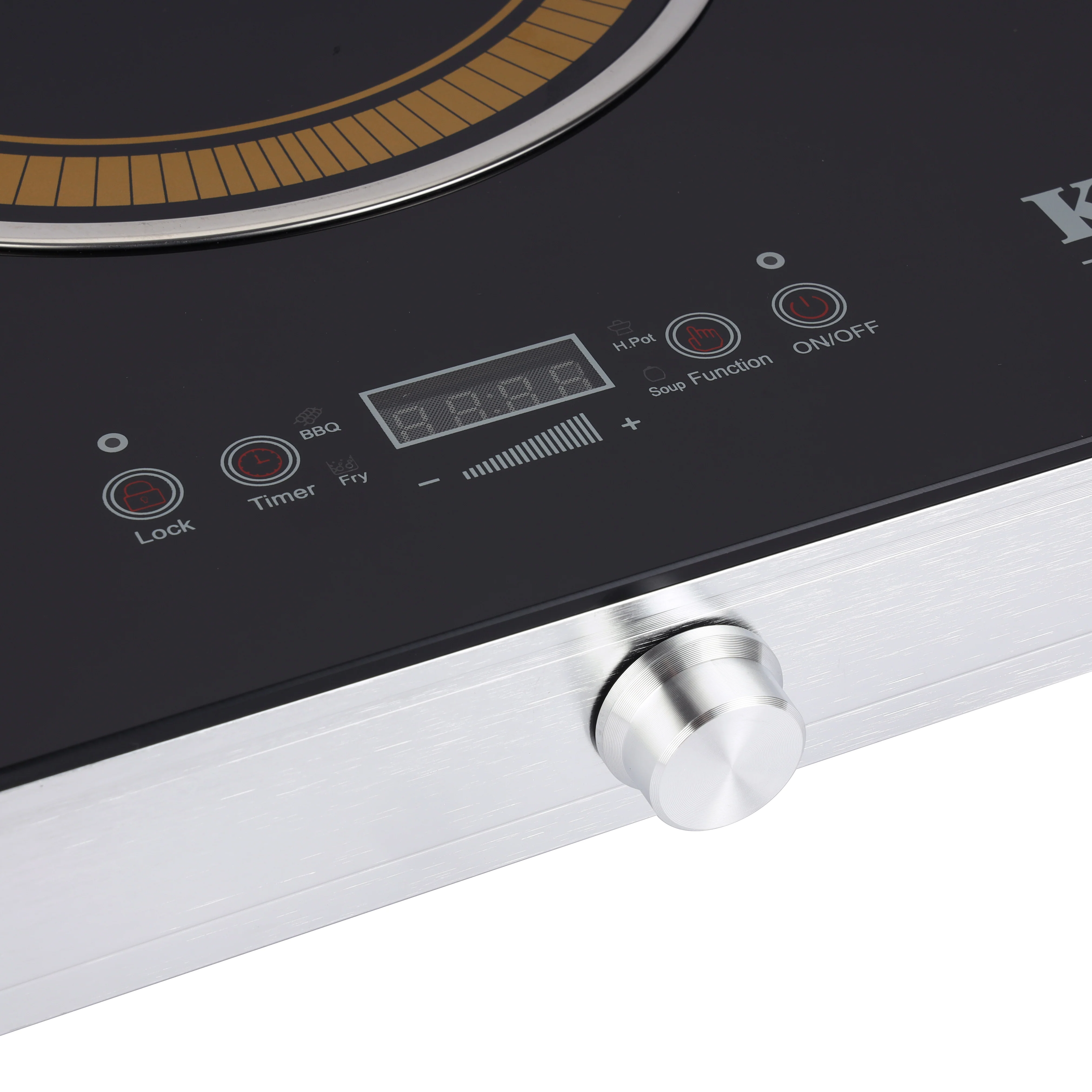 Krypton KNIC6428 Digital Double Infrared Cooker with 3600W power | dual cooking hob, touch & knob control, adjustable timer, LED display, safety protection system - Image 5