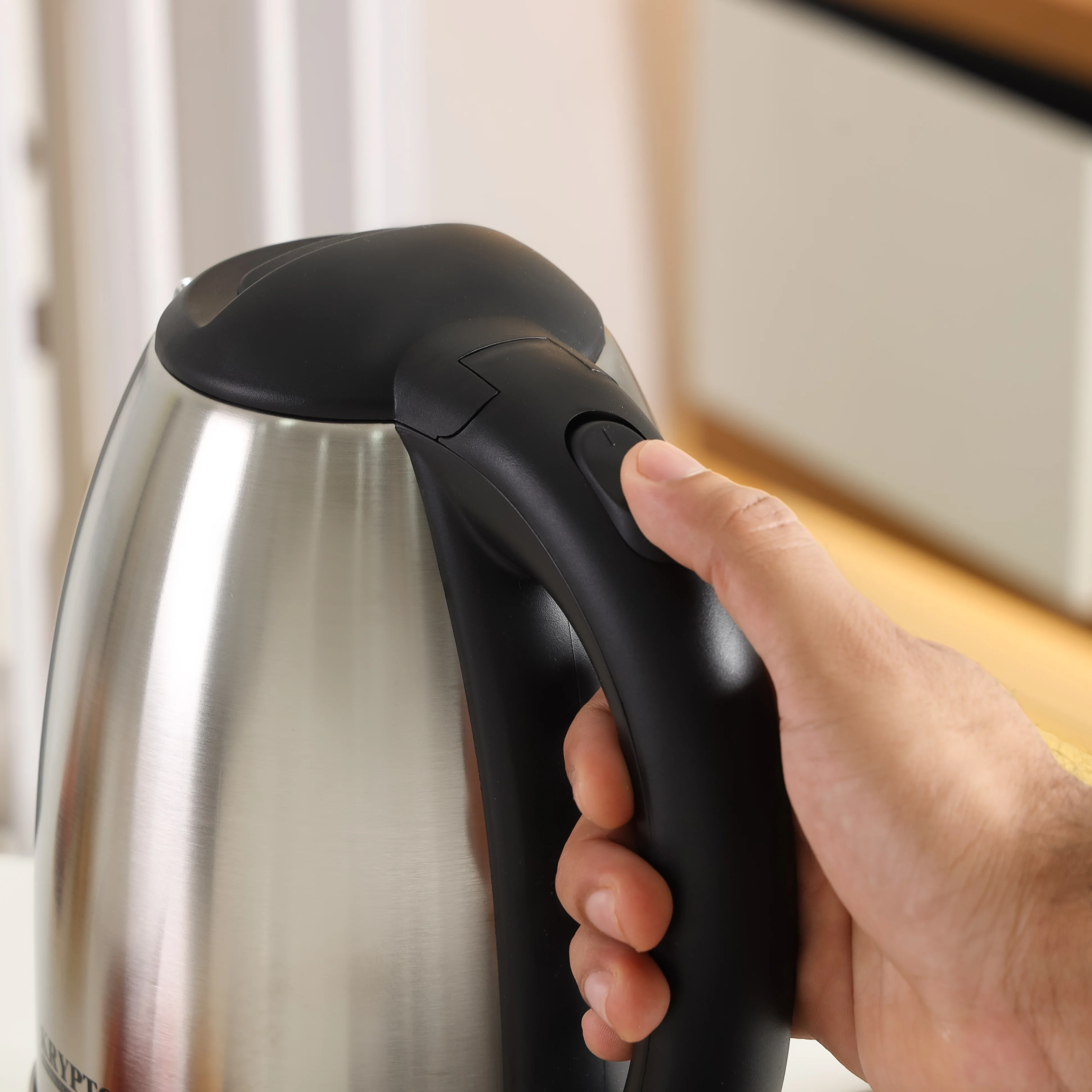 Krypton KNK6009B Electric Kettle 1.8L | 1500W fast boiling power, durable stainless-steel body & auto shut-off | boil-dry protection, and 360° cordless base for safe use - Image 2