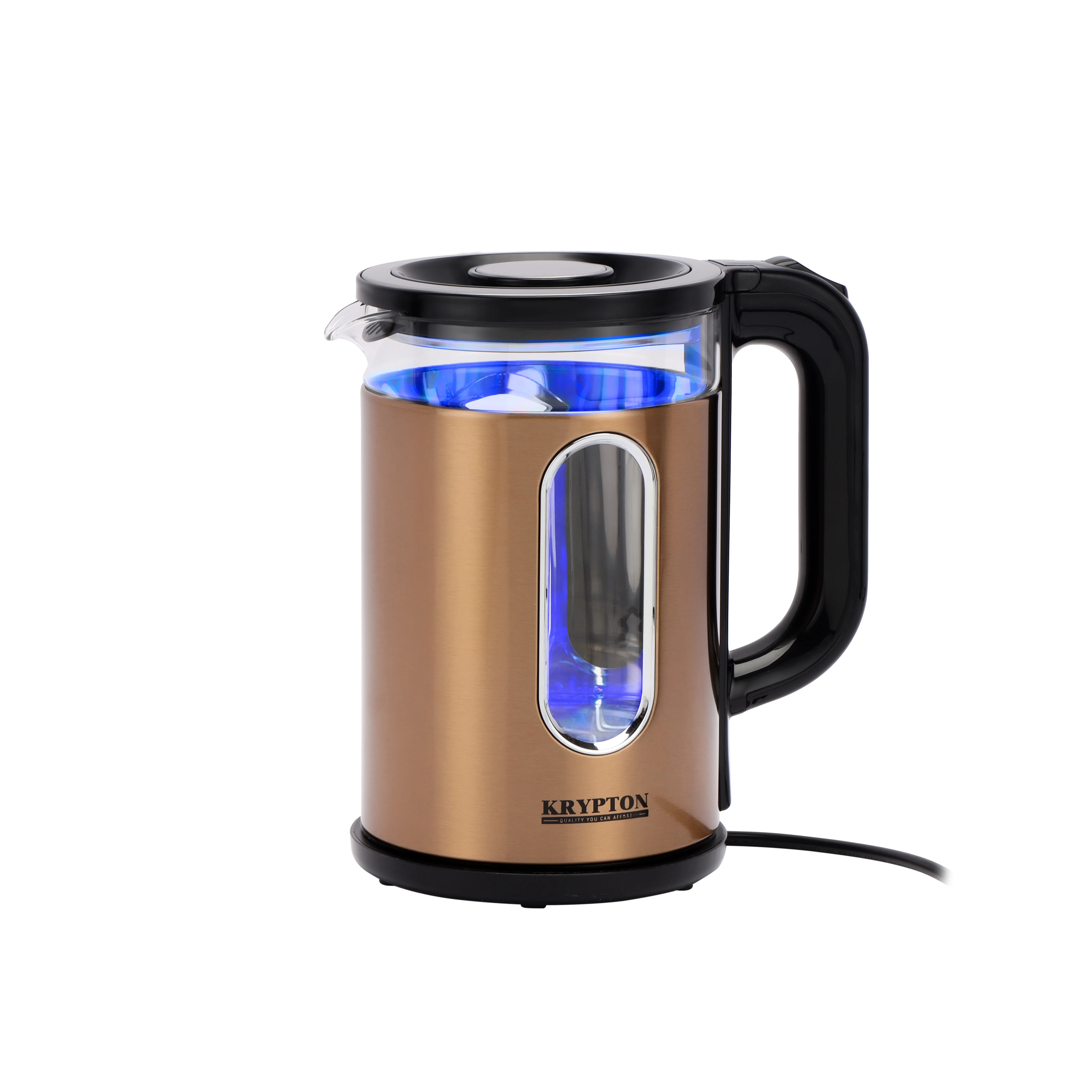 Krypton KNK6563N Double Layer Glass Kettle 1.8L | auto shut-off, boil-dry protection & 360° swivel base| LED indicator & fast boiling performance for daily use| - Image 2