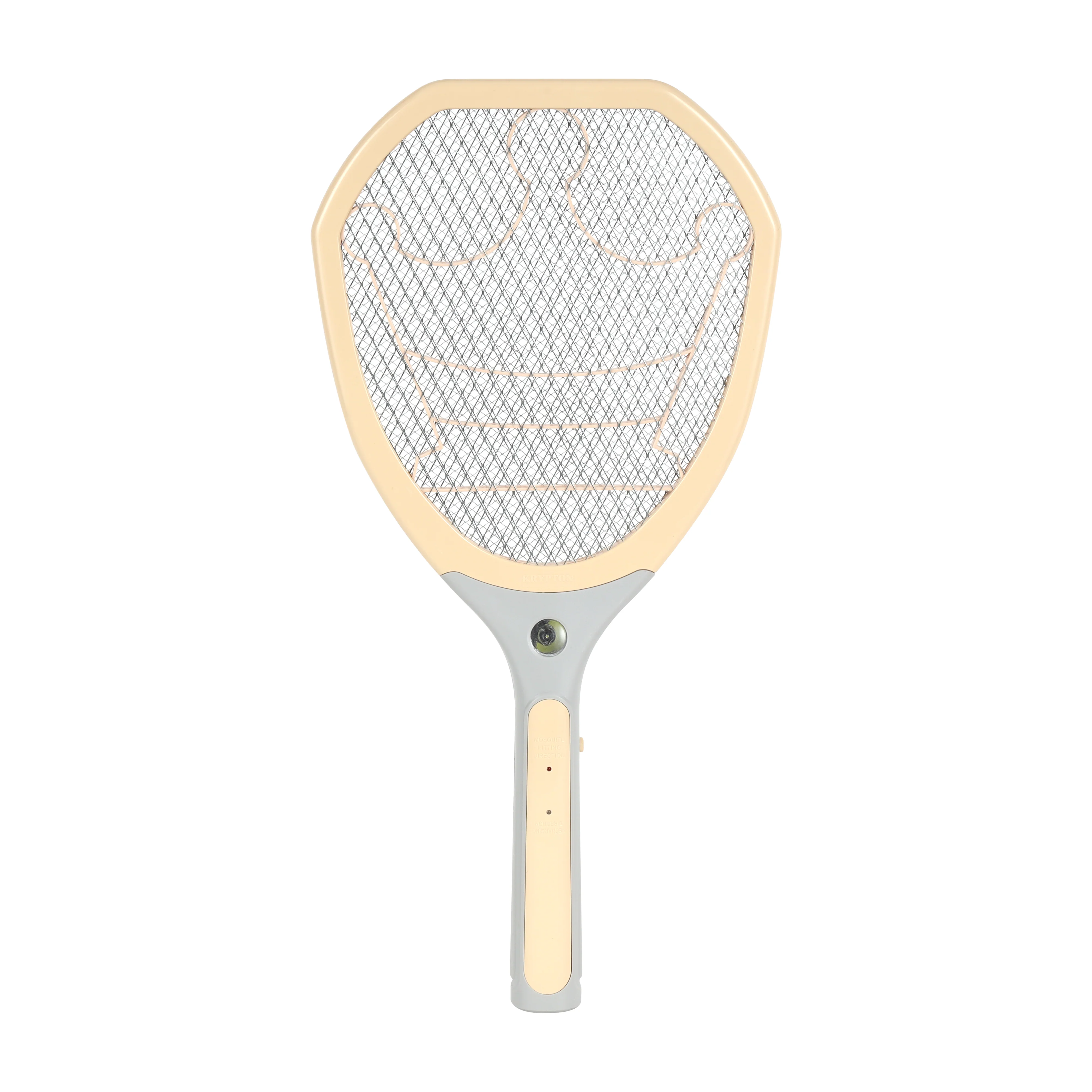 Krypton KNMB6180 Electric Mosquito Bat | features a rechargeable 1200mAh battery | built-in LED light, 3-layer safety mesh, & powerful insect killing performance