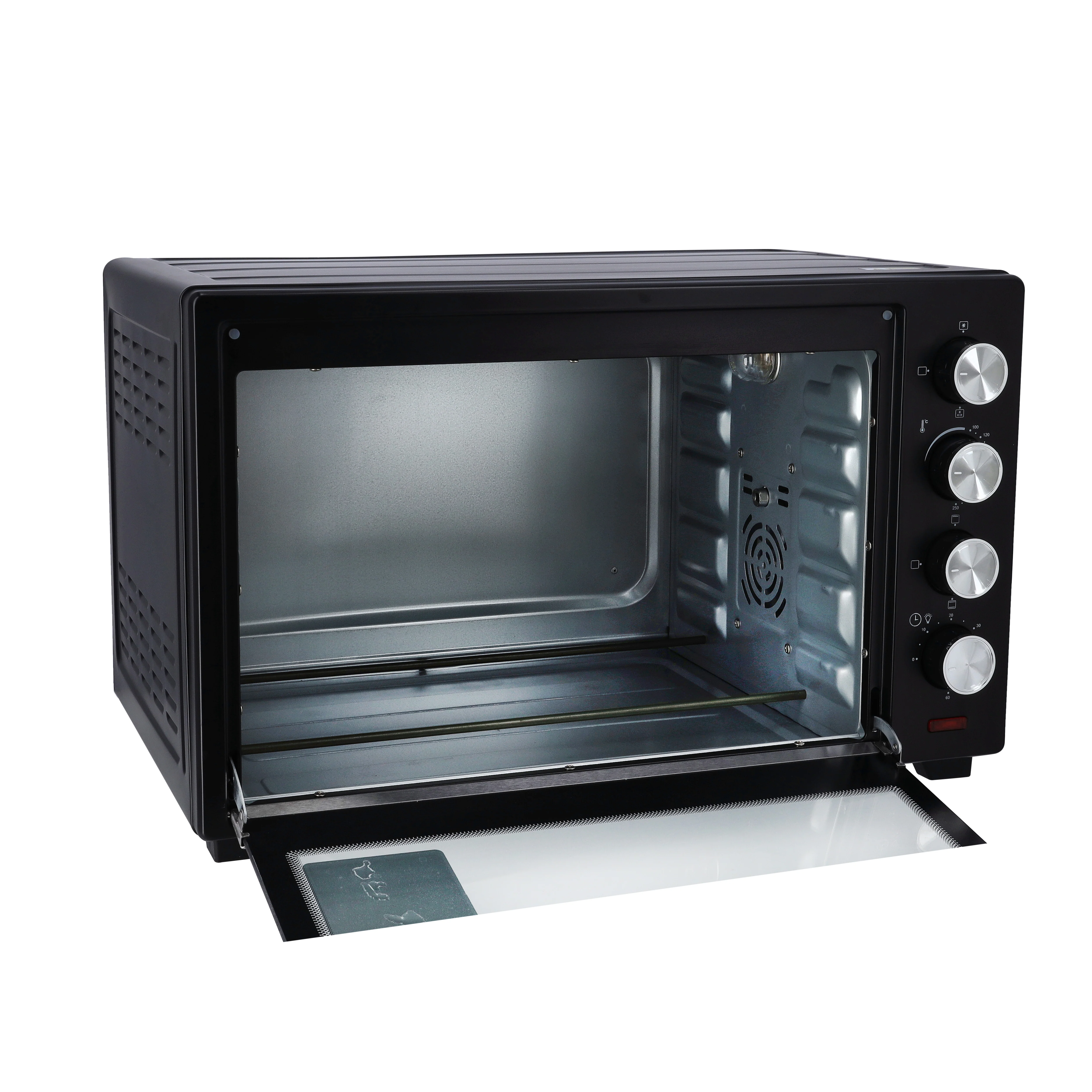 Krypton KNO6097 Electric Oven 48L | Rotisserie & Convection features, adjustable temperature control, inside lamp and 60-minute timer for baking, roasting and grilling - Image 2