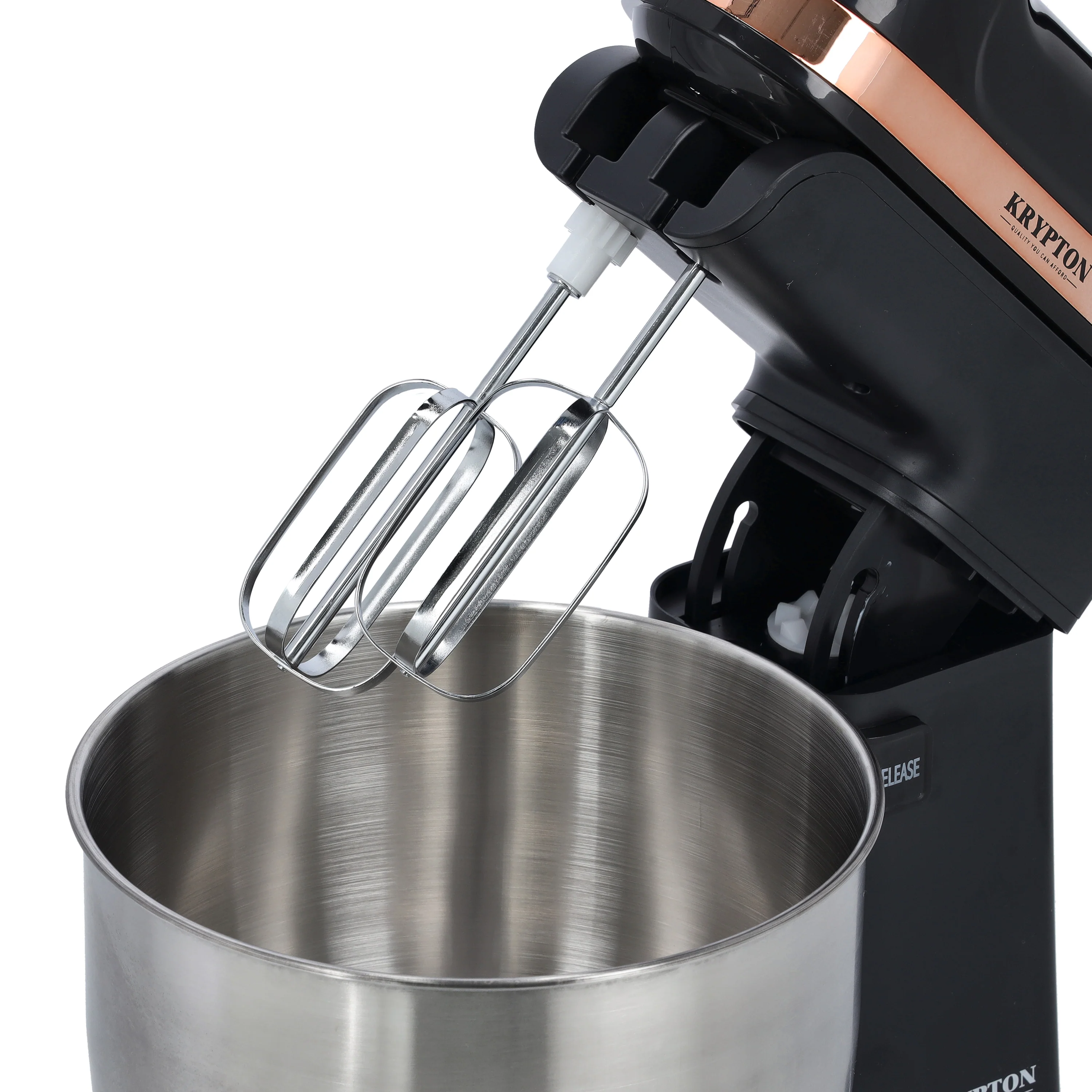 Krypton KNSM6343 Stand Mixer 220W with 5 Speed Control | Turbo Function, 3L Automatic Rotating Bowl, Beaters & Dough Hooks, Powerful Kitchen Mixer for Baking and Mixing - Image 3