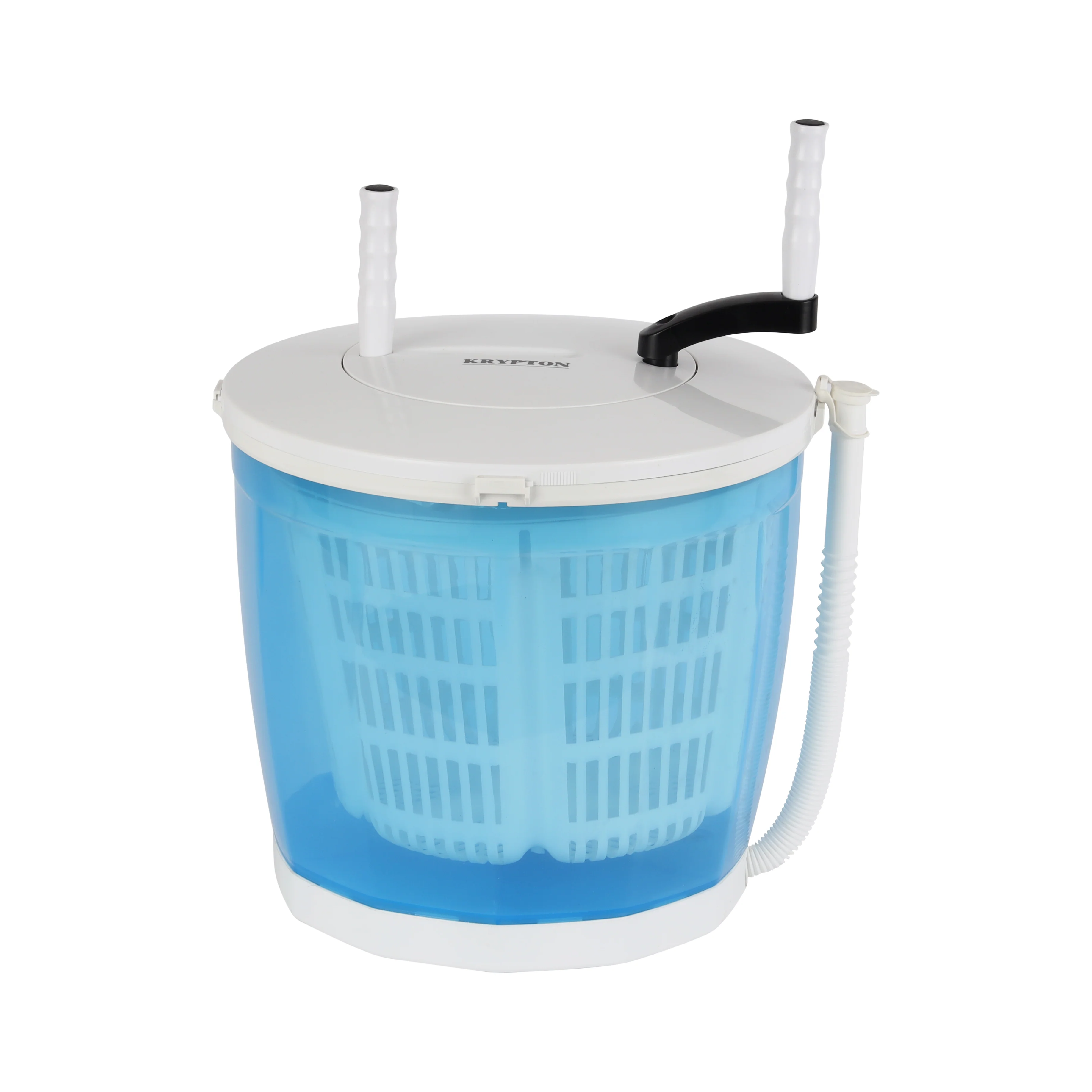 Krypton KNSWM6126 2KG Manual Washing Machine | portable eco-friendly design with wash & spin function, no electricity required, ideal for travel, small loads, & daily use