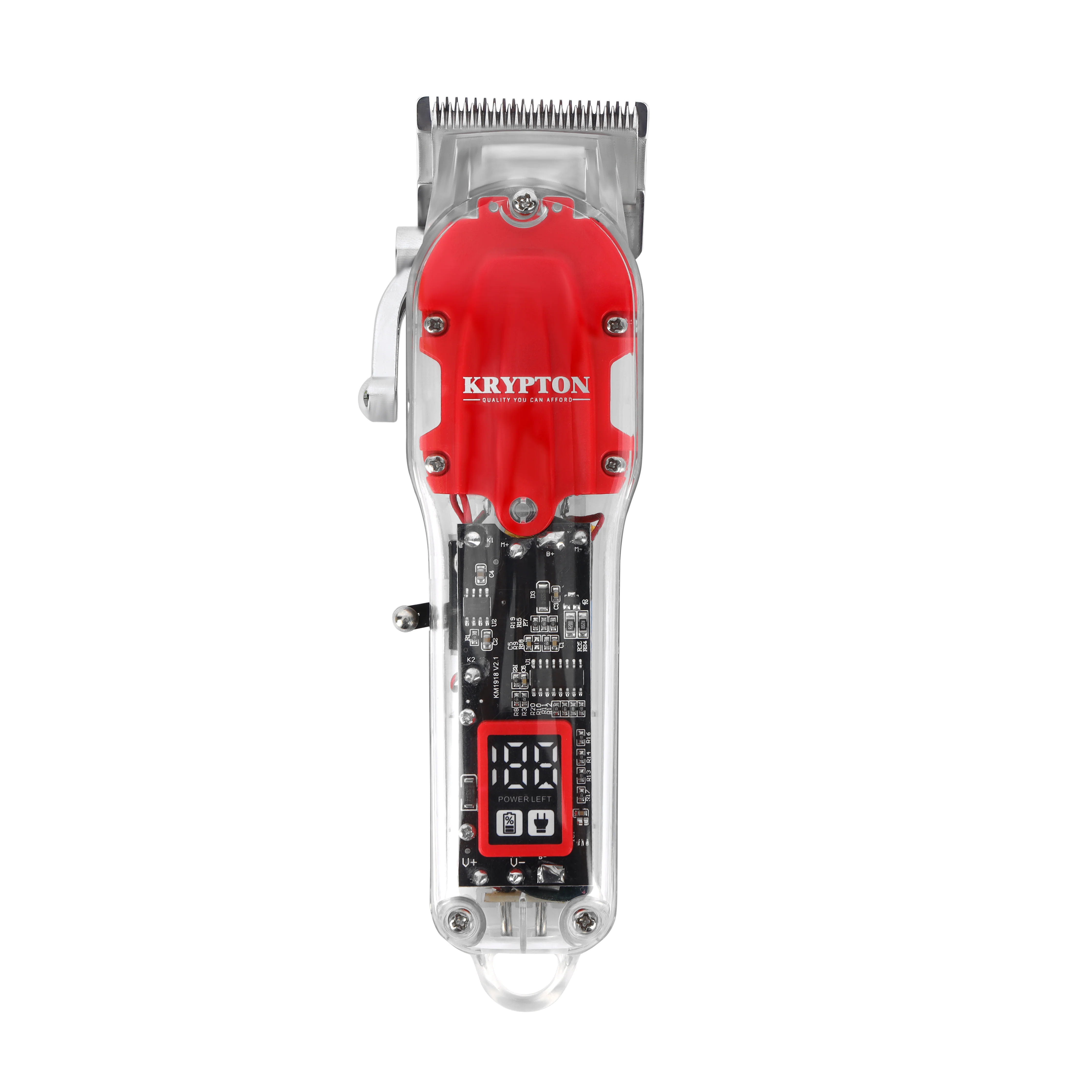 Krypton KNTR5299 Rechargeable Professional Hair Clipper with 2000mAh lithium battery| LED display, 6500RPM motor, 4-hour runtime and adjustable cutting settings - Image 2