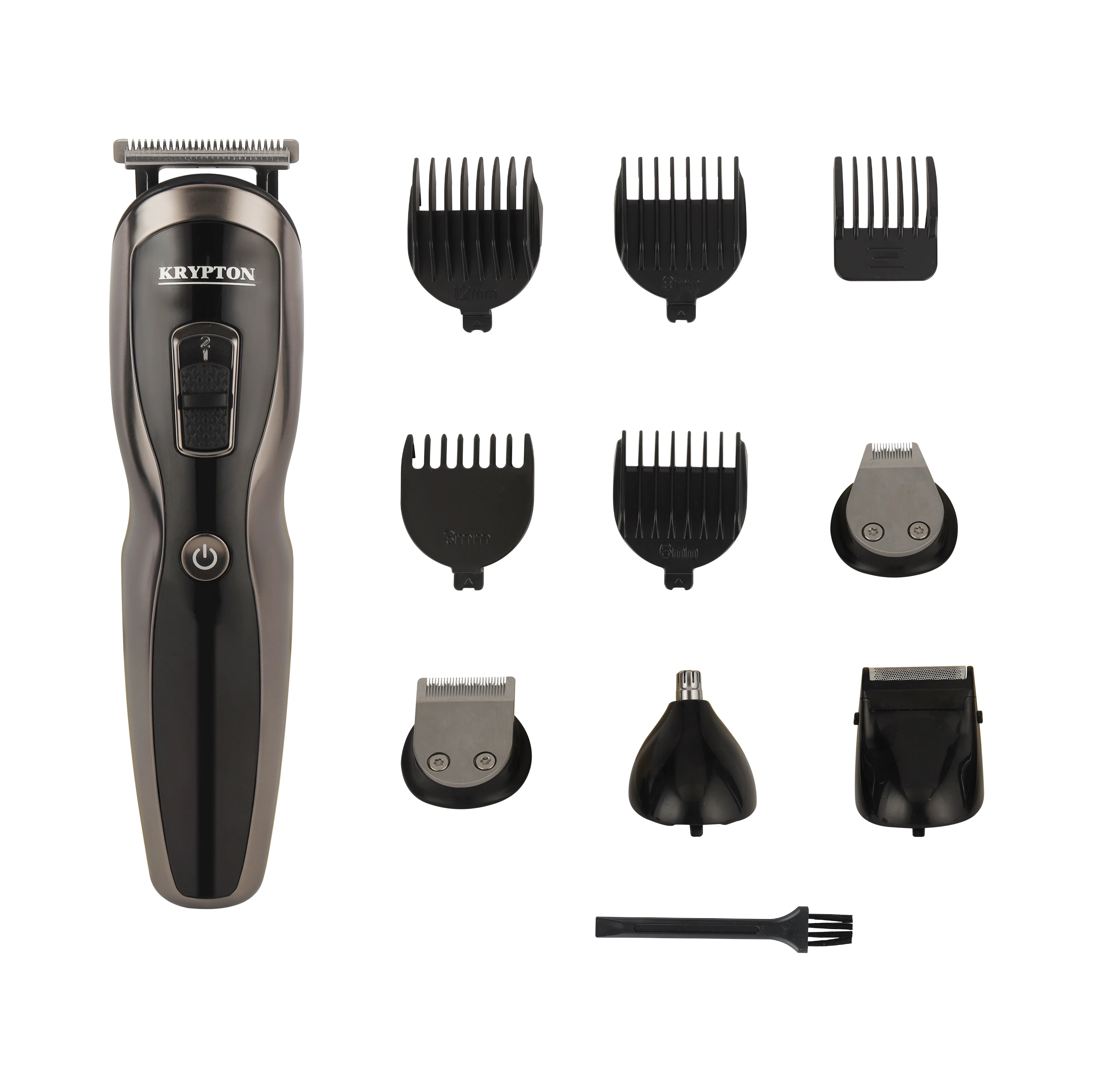 Krypton KNTR6041 11 in 1 Grooming Set with cordless rechargeable trimmer| multiple attachments, LED indicator, USB charging and precision grooming for hair and beard - Image 3