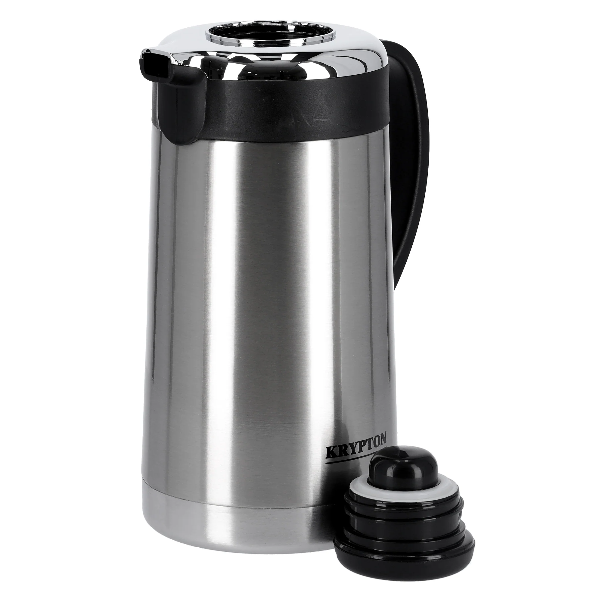 Krypton KNVF6100 1.6L Stainless Steel Vacuum Flask with durable body | vacuum insulation keeps beverages hot or cold up to 24 hours, perfect for home and office use - Image 3