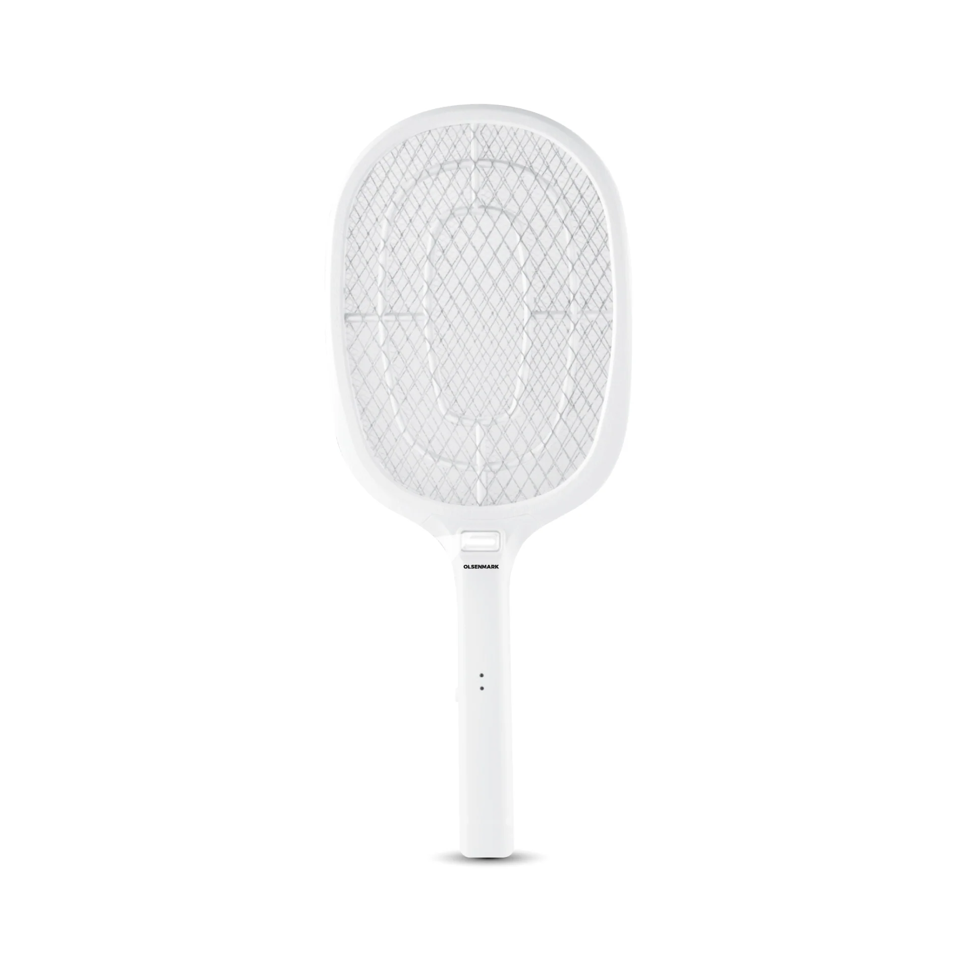 Olsenmark OMBK1871 Electric Mosquito Swatter| rechargeable 400mAh battery, AC charging, wide coverage and long-lasting performance| mosquito control at home & office|