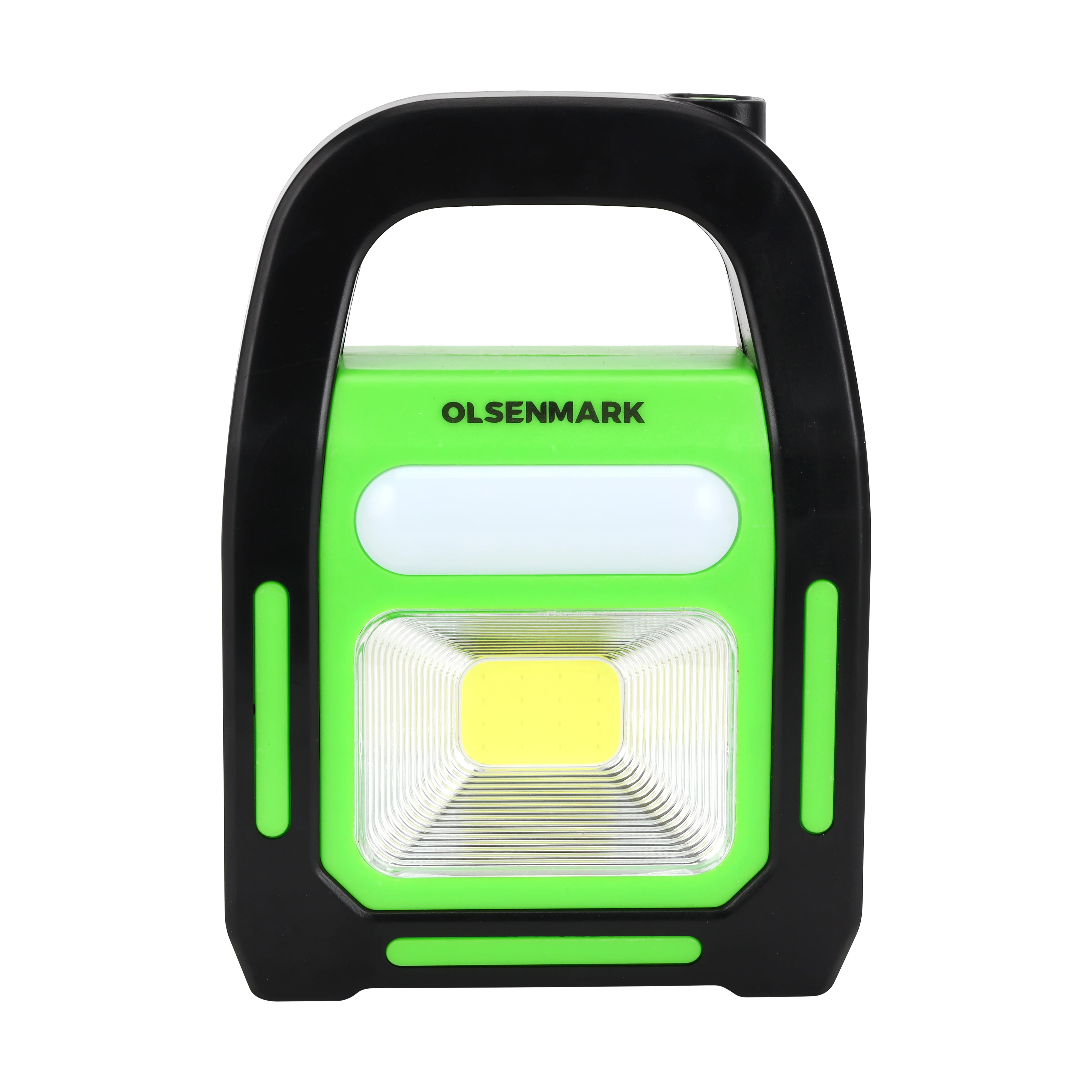 Olsenmark OME2773 multi-function lantern| 3 light modes, 1800mAh battery & up to 8 hours runtime| power bank function, solar charging support and compact portable design|