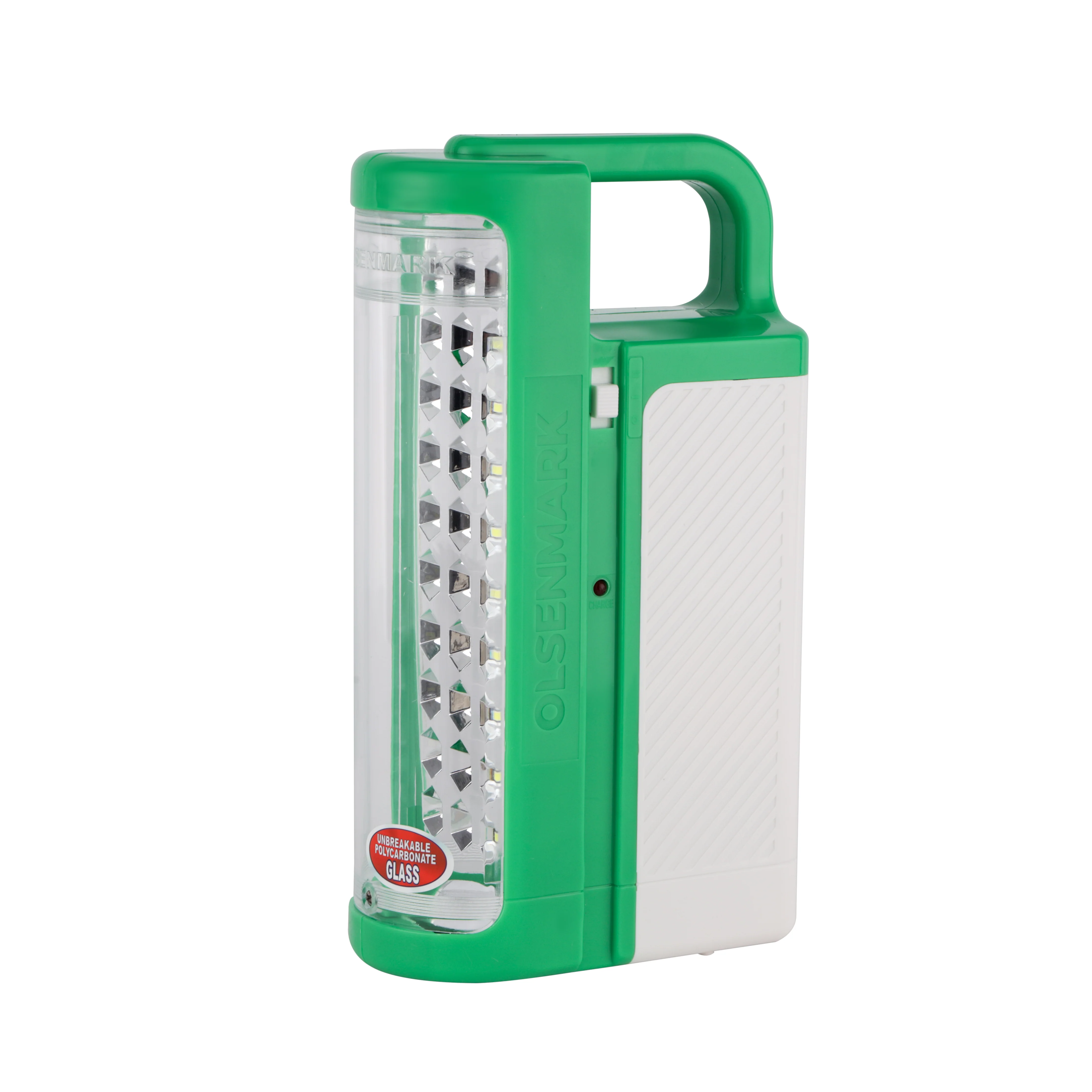 Olsenmark OME2829 Rechargeable LED Lantern| features 30 SMD LEDs, long-lasting battery & over-charge protection| charging indicator, and up to 90-hour low-bright mode|