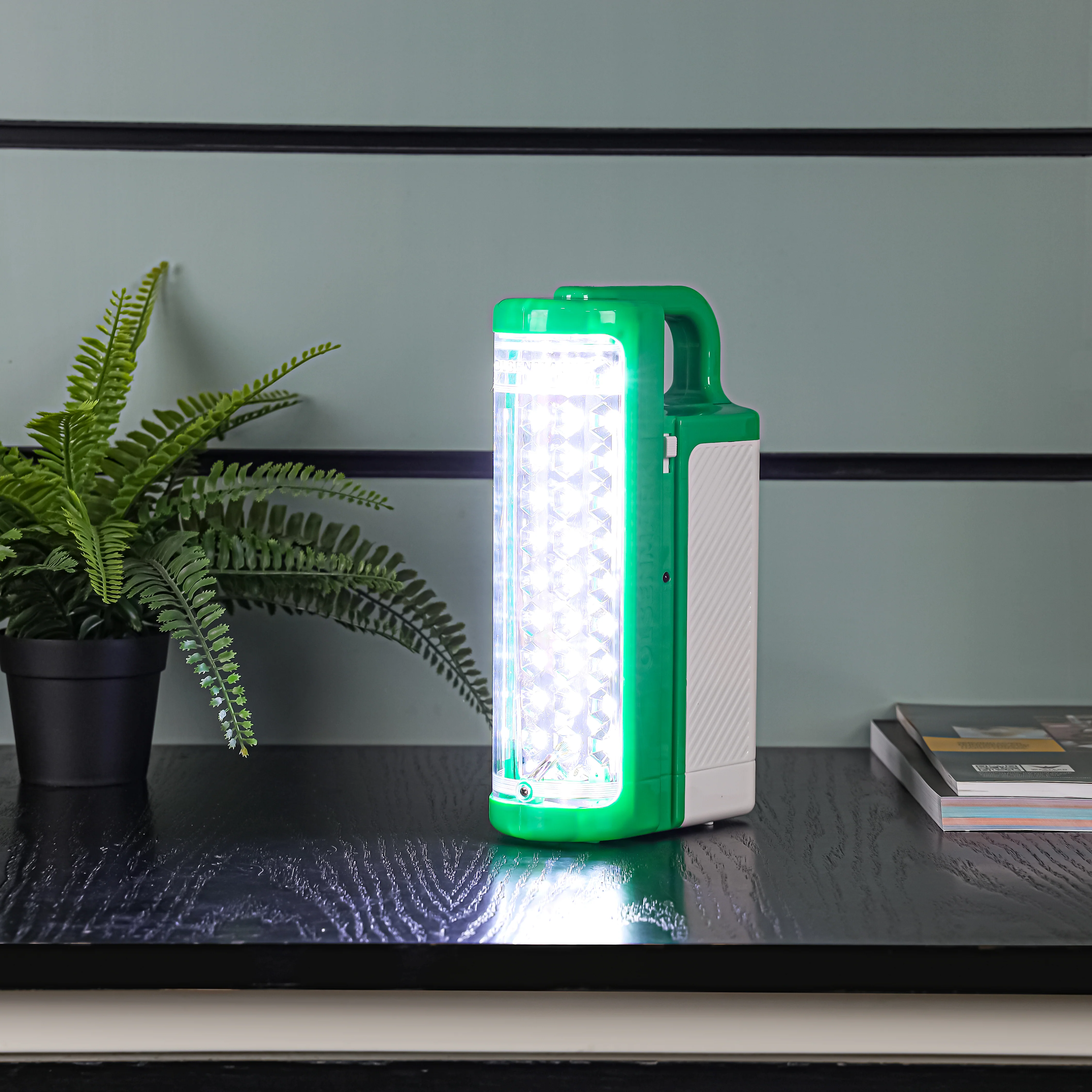 Olsenmark OME2829 Rechargeable LED Lantern| features 30 SMD LEDs, long-lasting battery & over-charge protection| charging indicator, and up to 90-hour low-bright mode| - Image 5