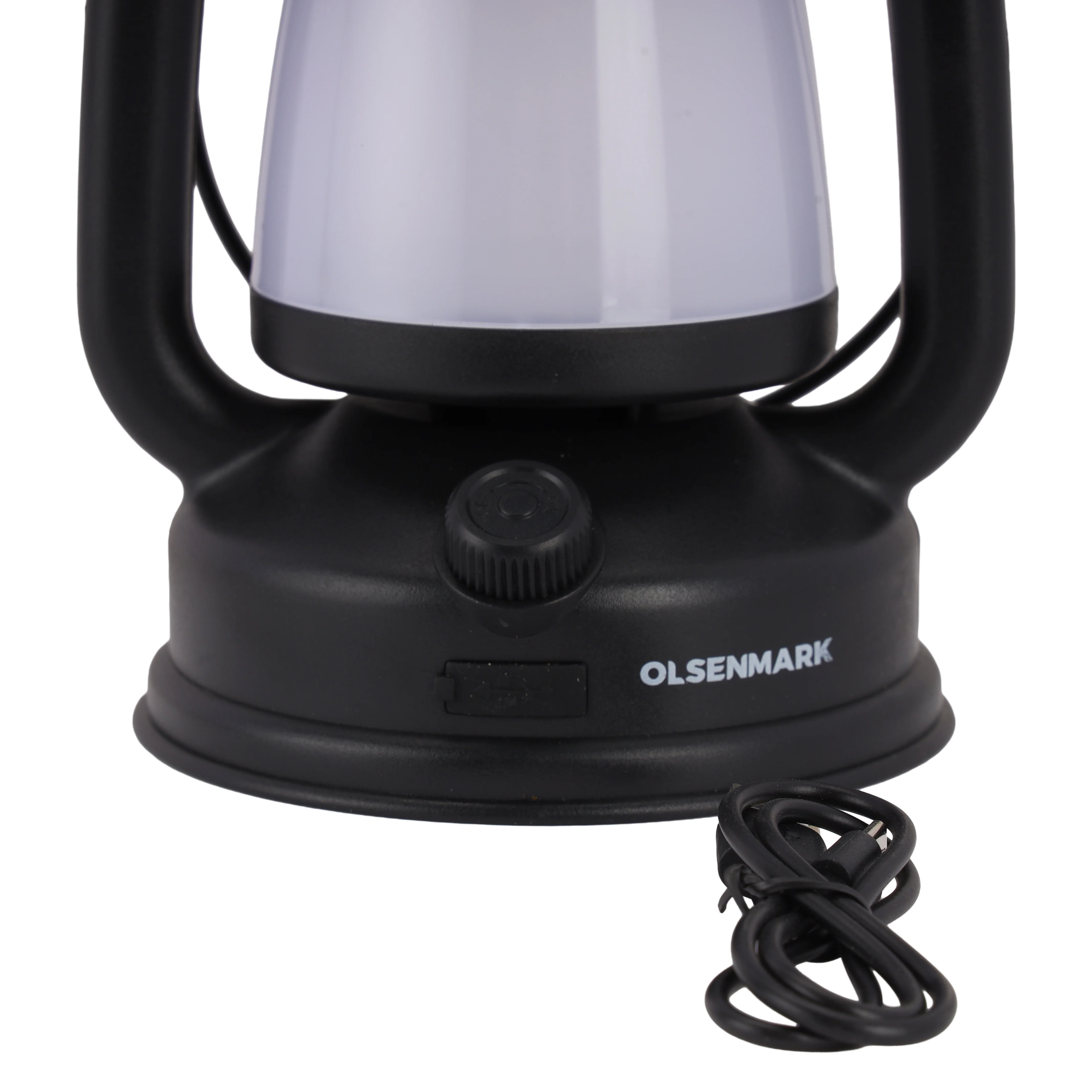 Olsenmark OME2856 Retro Camping LED Light with Solar & USB Charging| 18 yellow LEDs, 10 white LEDs| 1200mAh battery, up to 15 hours lighting for camping and emergencies| - Image 4
