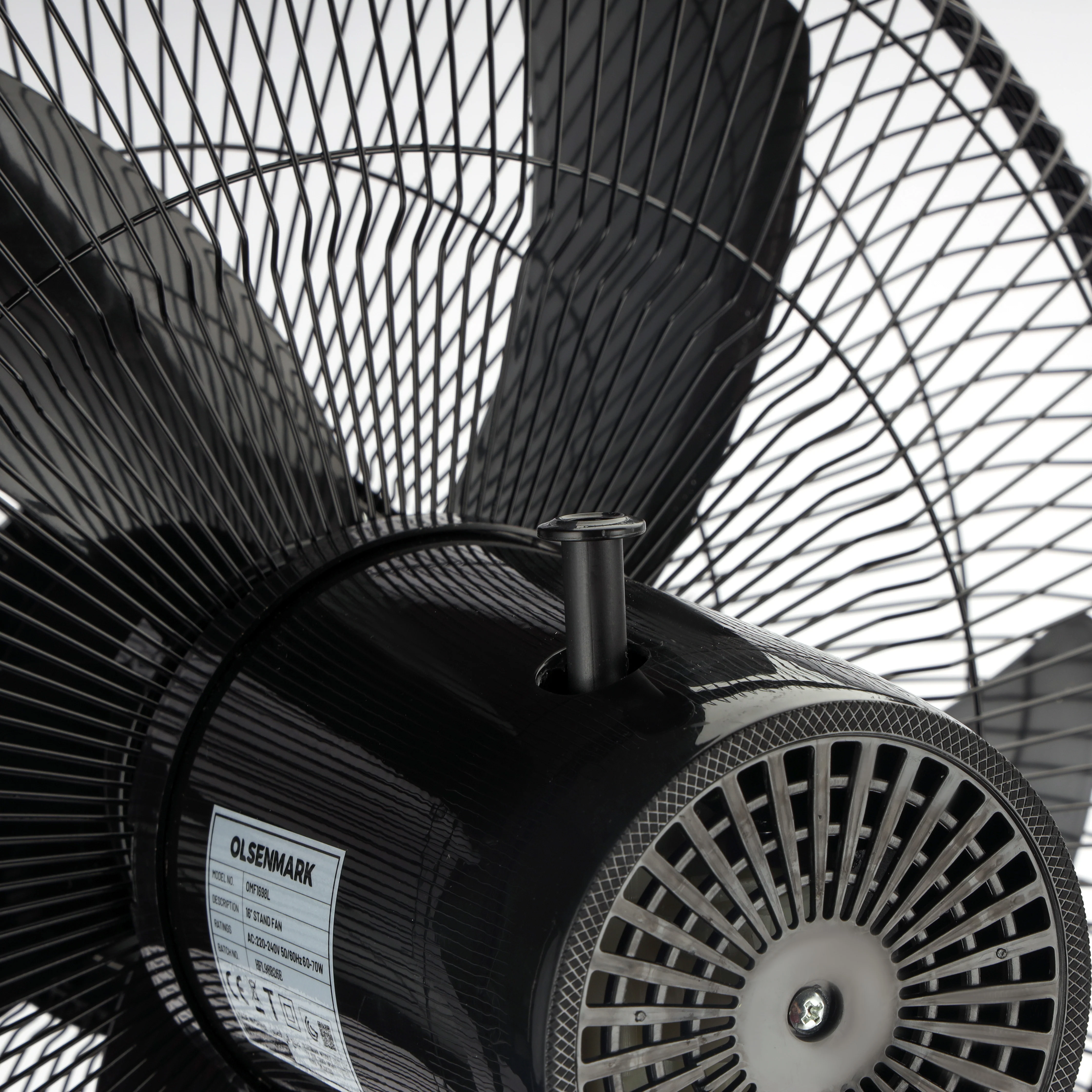 Olsenmark OMF1698 16 Inch Stand Fan| 5 Blade Design, 70W Hybrid Copper Motor & Wide Oscillation| Adjustable Pitch Angle, and Super Silent Air Circulation for Cooling| - Image 5