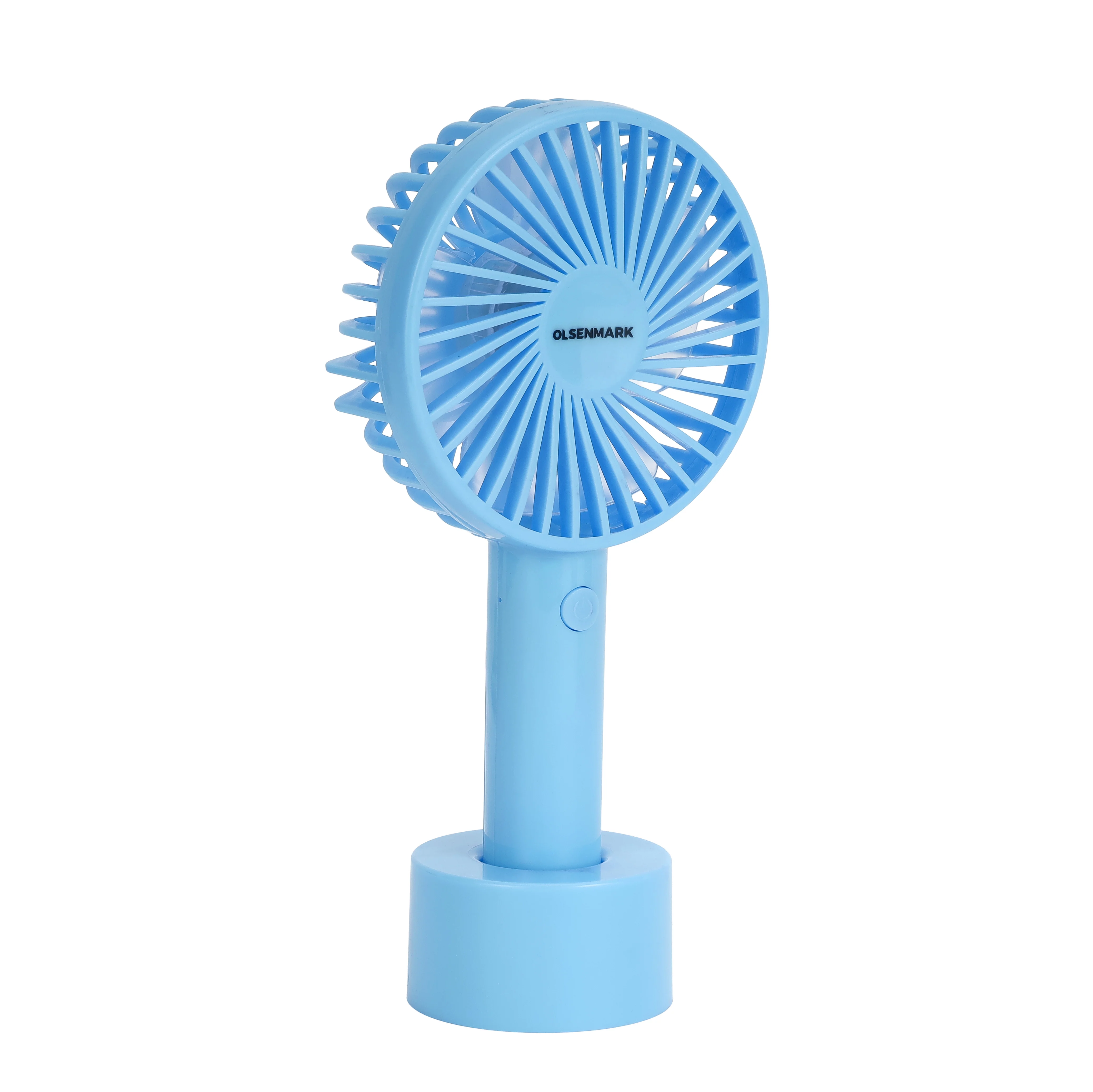 Olsenmark OMF1802 4" Rechargeable Fan| USB Portable Desk Fan with 3 Speed Control & 1200mAh Battery| Up to 6 Hours Runtime, Compact Cooling Fan for Home, Office & Travel|