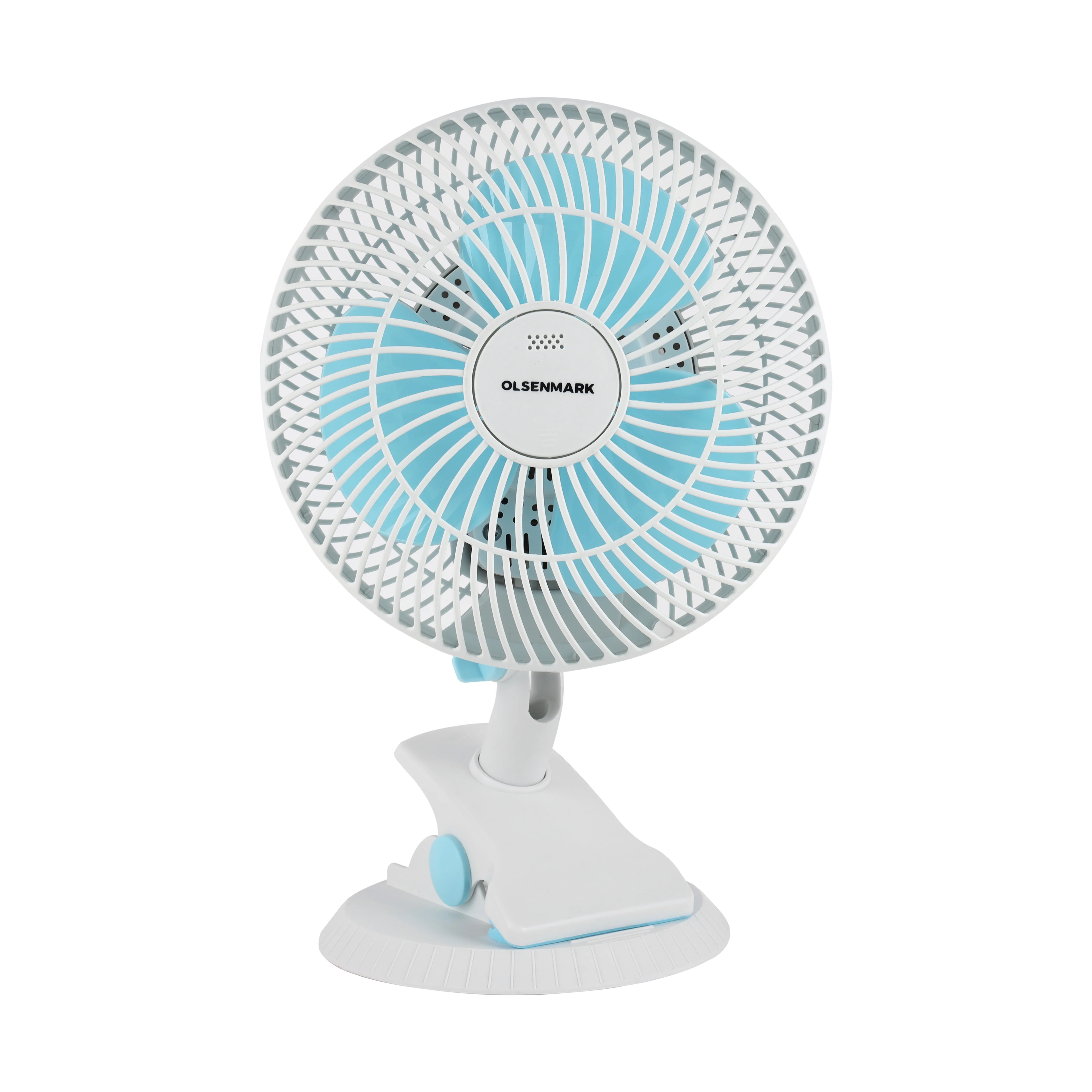 Olsenmark OMF1856 8 Inch Clip Fan| 3 speed function with super quiet motor & 360° regulation| heavy duty build & 3-in-1 use as desk, clip or wall fan, 35W power|