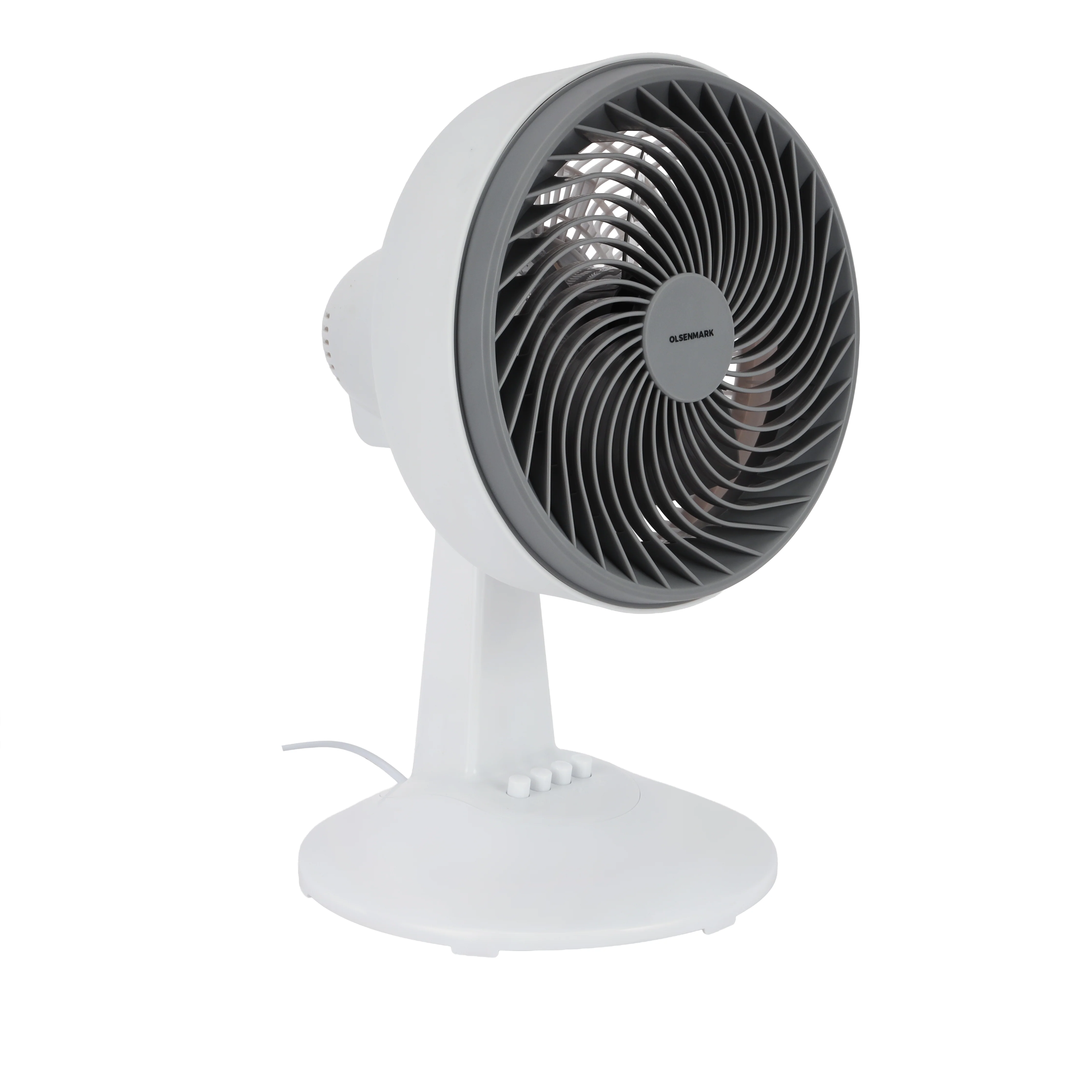 Olsenmark OMF1955 10 Inch Electric Fan| 3D Air Flow technology with turbine blade design| silent operation, and powerful 90W hybrid copper motor for efficient cooling|