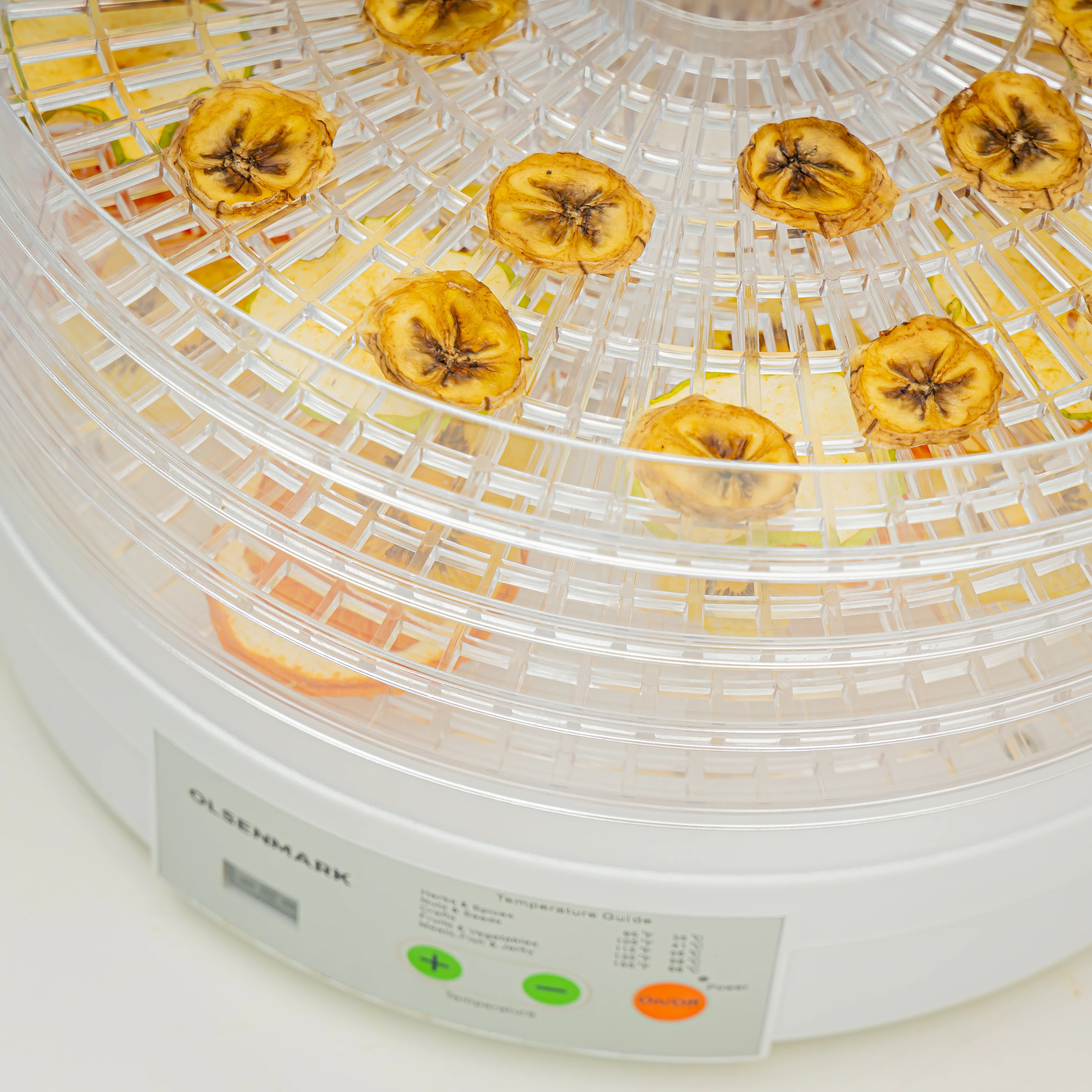 Olsenmark OMFD2464 Food Dehydrator with 5 trays| digital temperature control & LED display| 360° hot air circulation for drying fruits, vegetables, meat & herbs | - Image 5