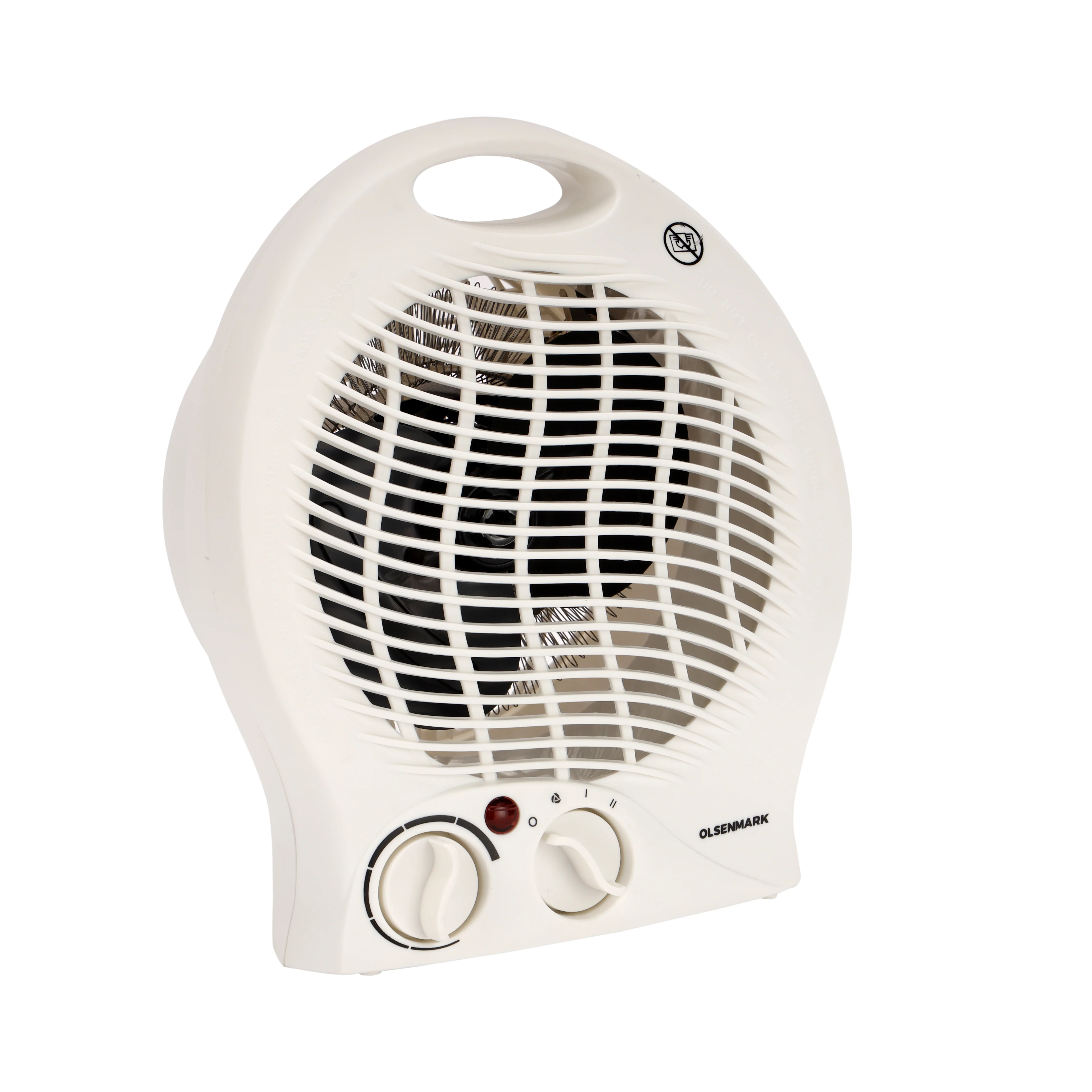 Olsenmark OMFH1737 Fan Heater| powerful 2000W heating with fan/warm/hot mode selection| adjustable thermostat control with overheat protection, indicator light|
