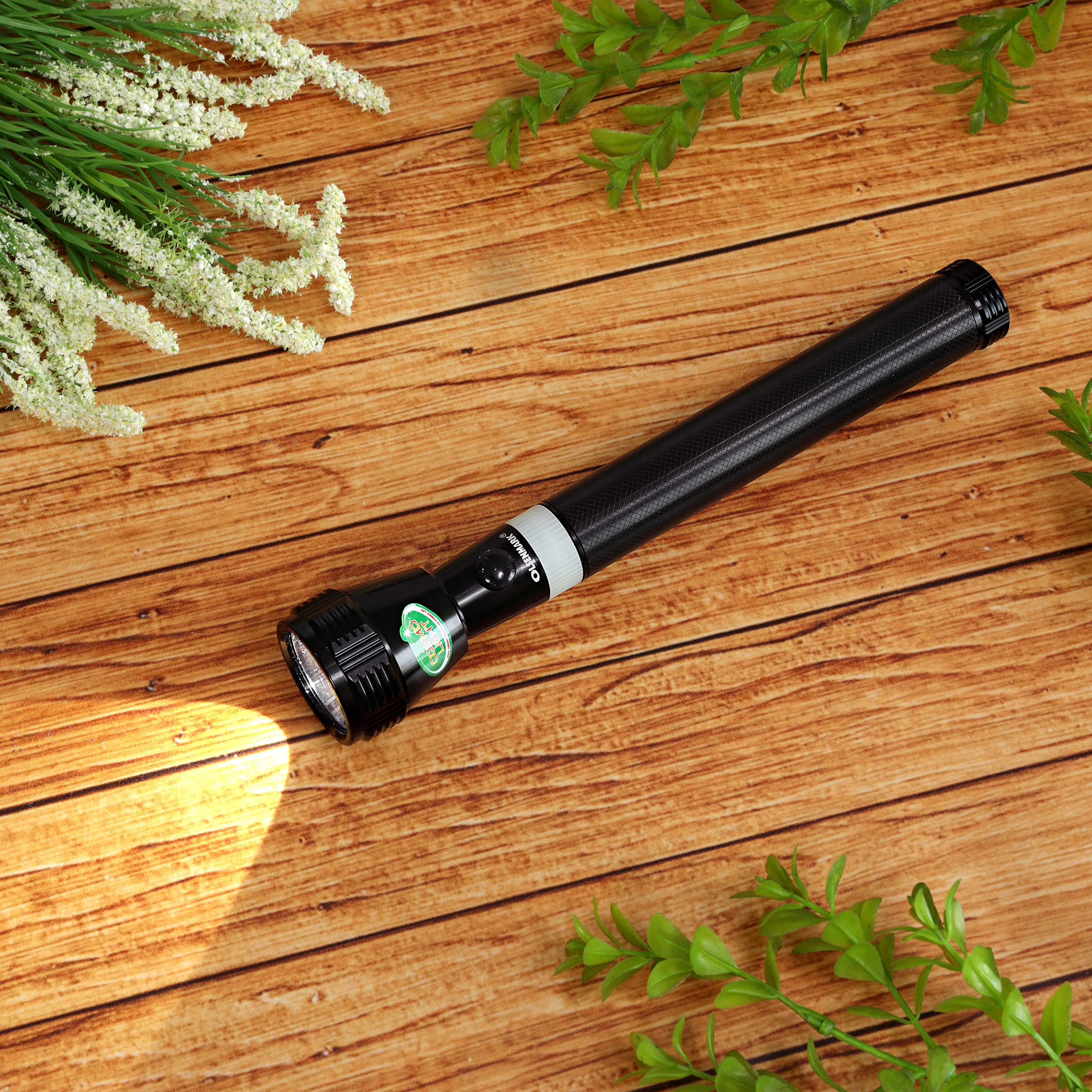 Olsenmark OMFL2710 Rechargeable LED Flashlight| offers 5-in-1 high-power torch & super bright spot focus| durable Ni-CD battery & Ideal for home, camping, emergencies| - Image 5