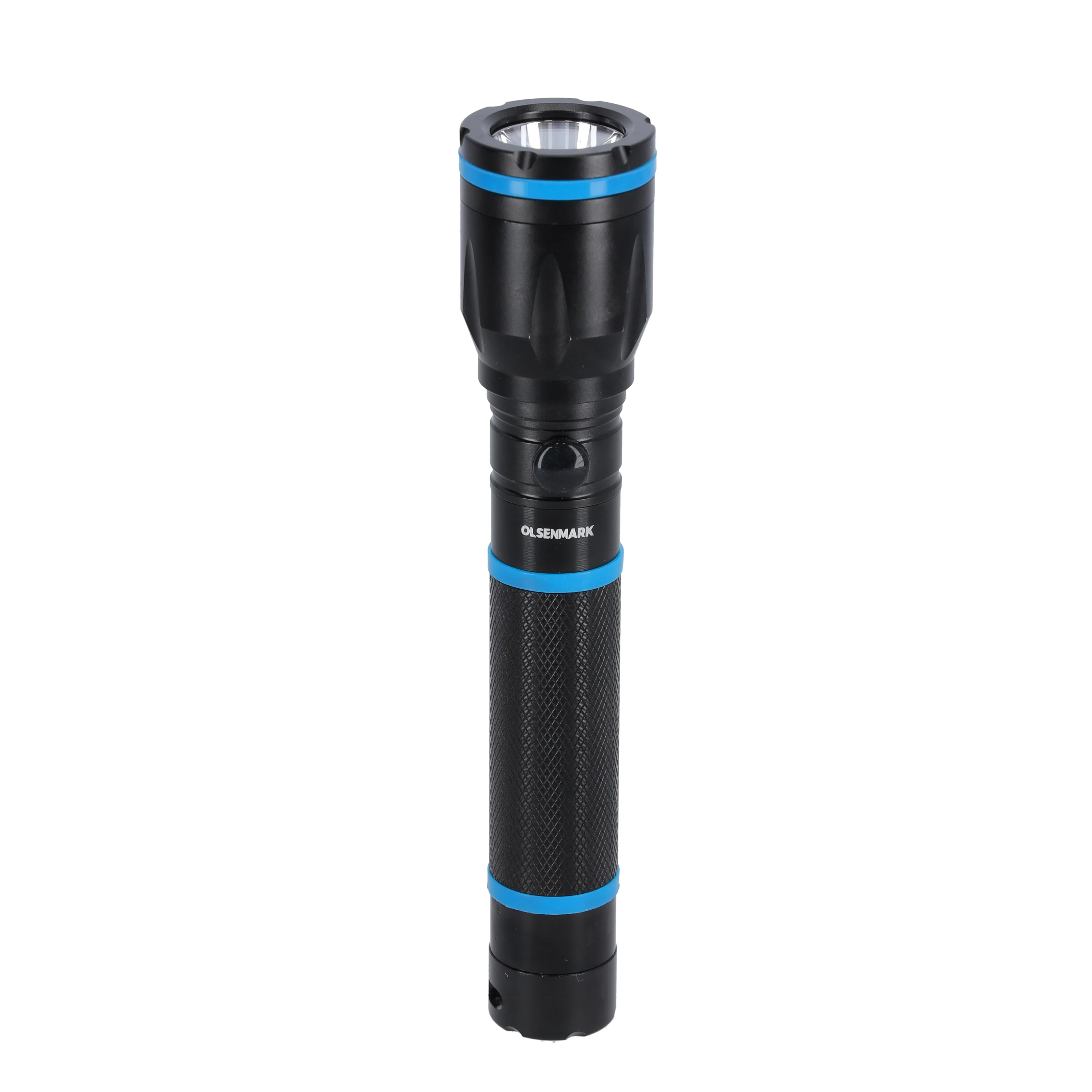 Olsenmark OMFL2800 Rechargeable LED Flashlight| 4W Cree XML T6 LED, aircraft aluminium alloy body| waterproof design, 800mAh battery and high-lumen 3-in-1 torch|