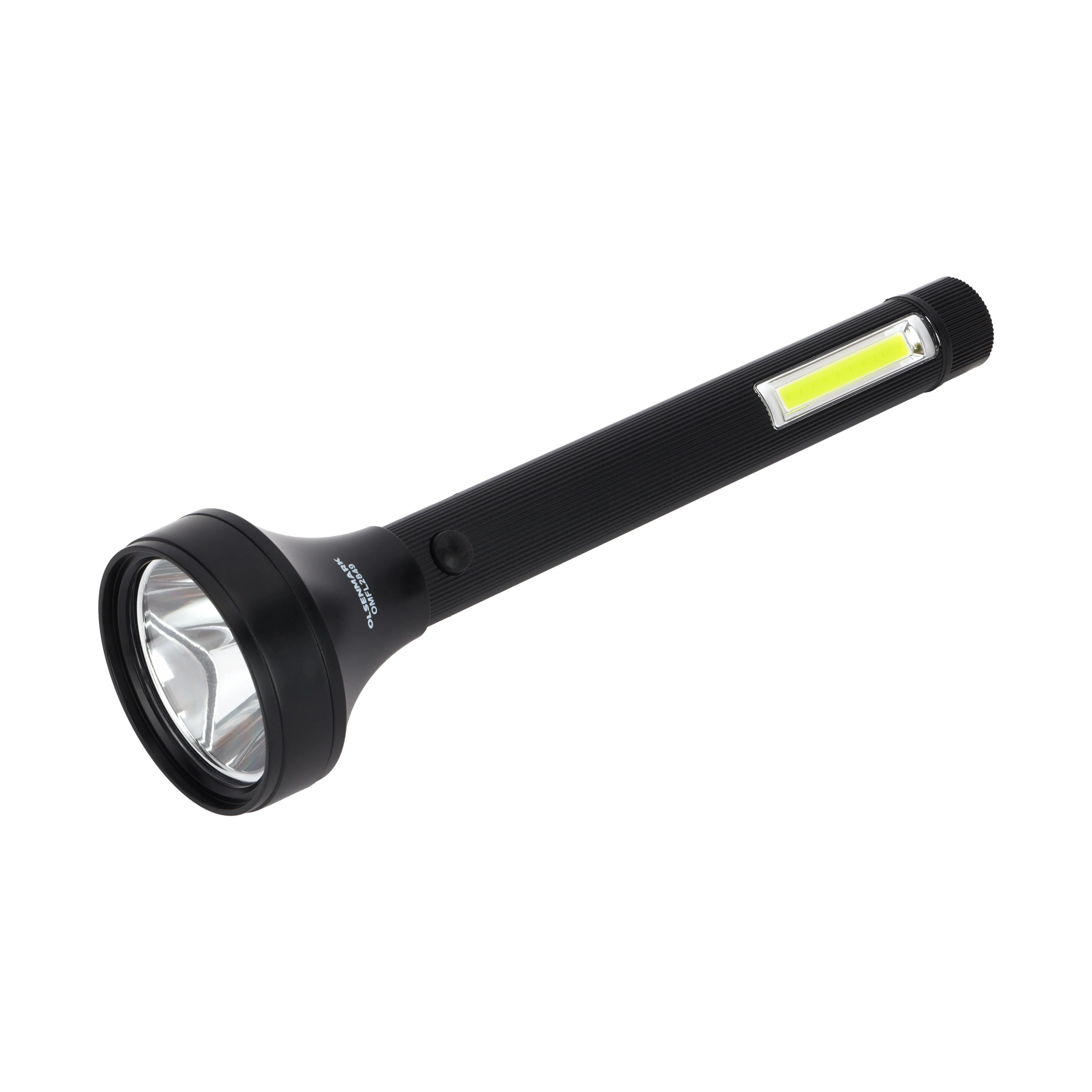 Olsenmark OMFL2849 Rechargeable LED Flashlight| hi-power LED and COB side light with 2400mAh lithium battery| USB charging, multiple lighting & up to 7 hours runtime| - Image 2