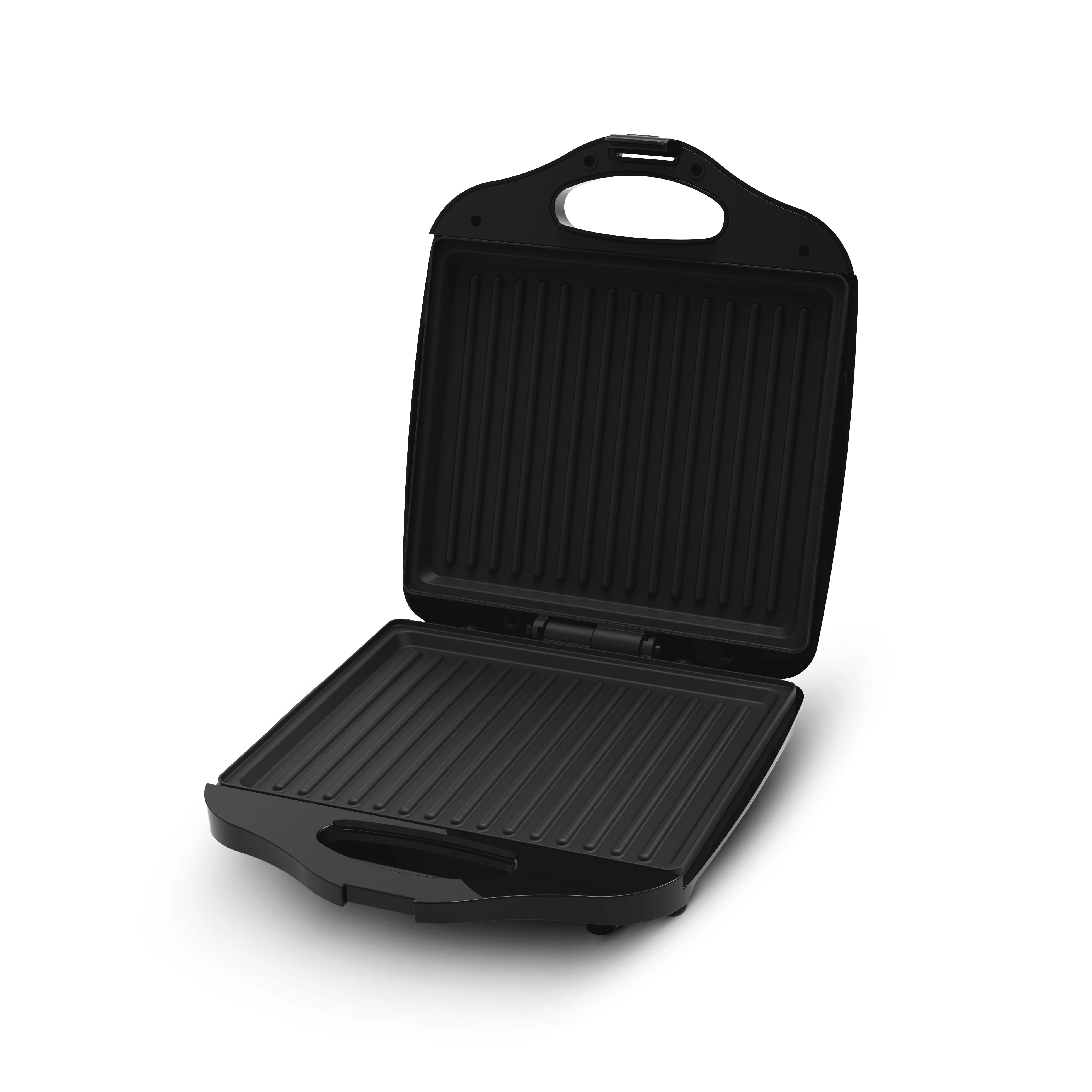 Olsenmark OMGM7012 4 Slice Grill Maker 1400W| Non-Stick Sandwich Maker with Automatic Thermostat| Power & Ready Indicator Lights, Lock System and Easy Clean Grill Plates|