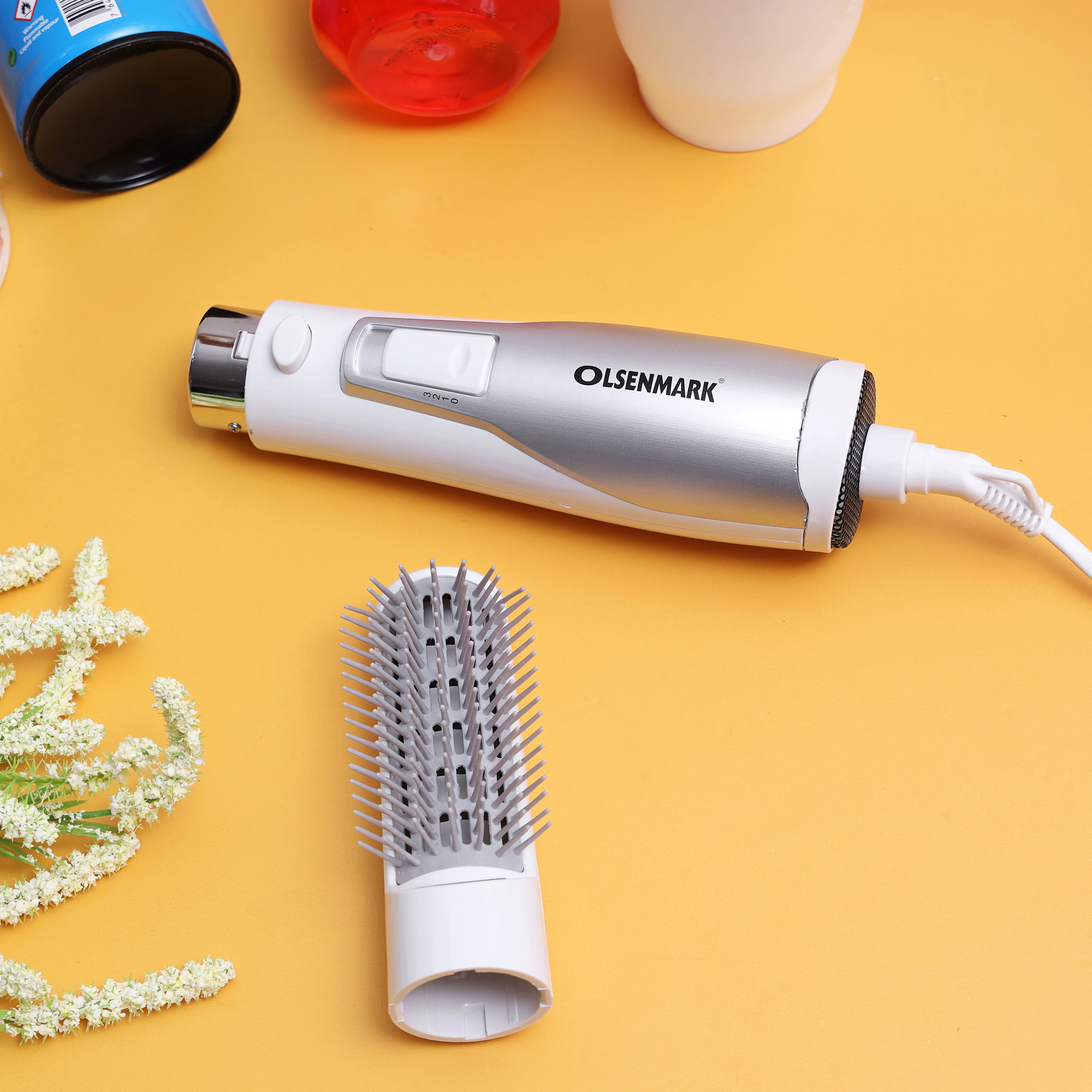 Olsenmark OMH4051 Hair Styler| Flexible Hair Styling Design, Satin Protect Technology & Concentrator Attachment| Easy Operation for Smooth, Shiny and Stylish Hair| - Image 5