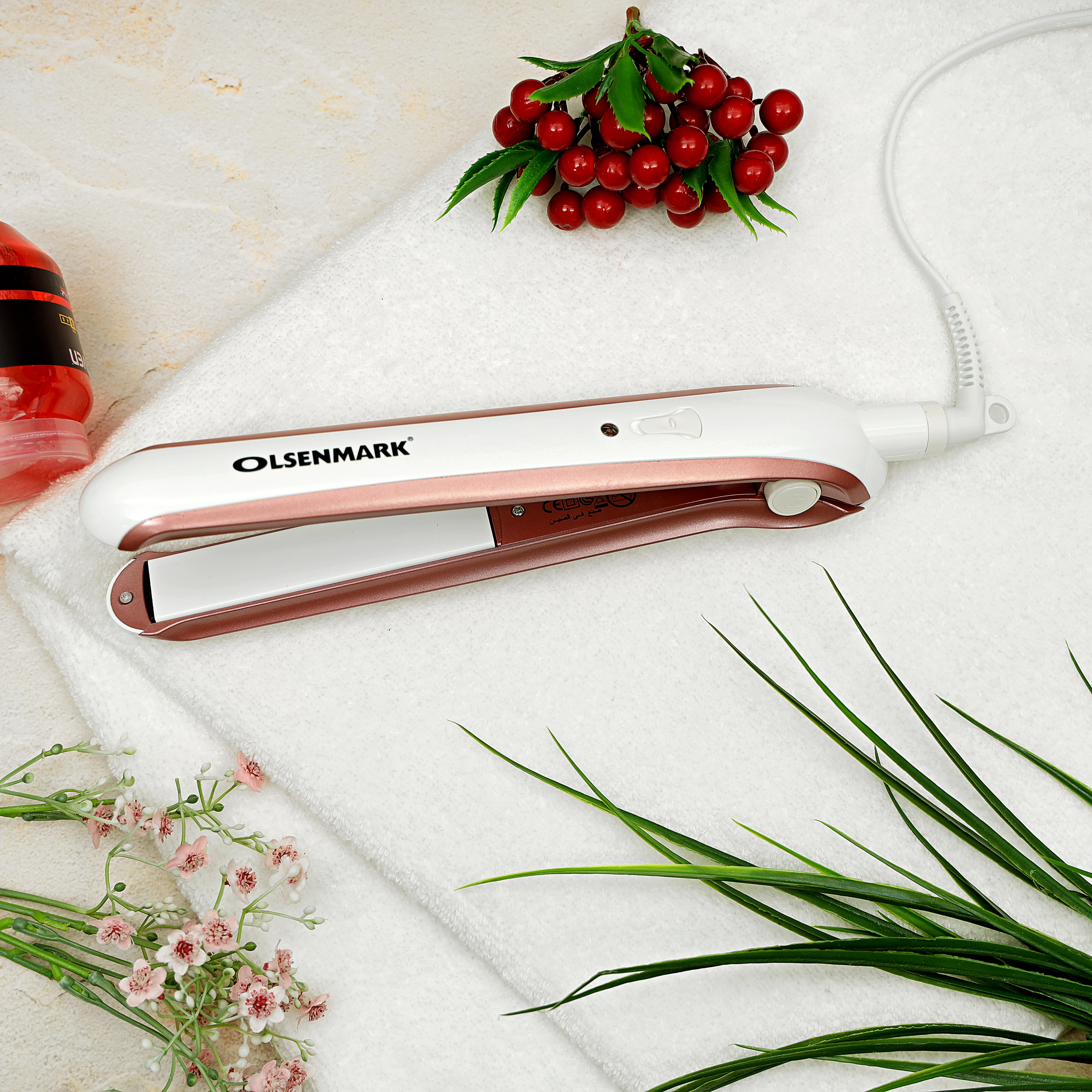 Olsenmark OMH4073 Hair Straightener| 120–200°C Temperature Range, Wide Plates & Floating Plate Technology| 360° Swivel Cord for Smooth, Sleek & Professional Hair Styling| - Image 4