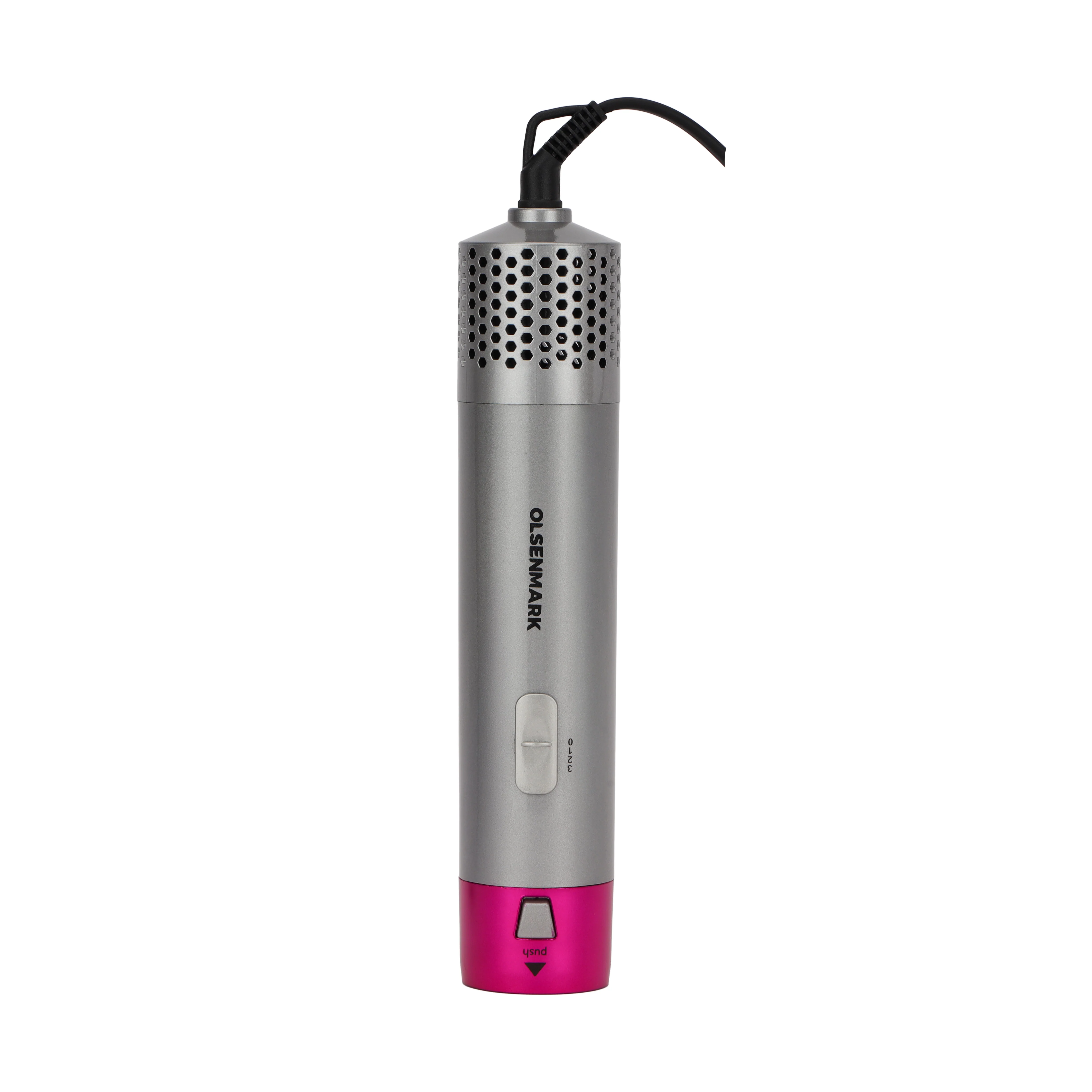 Olsenmark OMH4120 5-in-1 Hair Dryer Brush with 800W | multifunctional hot air styler & 4 styling attachments| constant temperature, swivel cord & overheating protection|