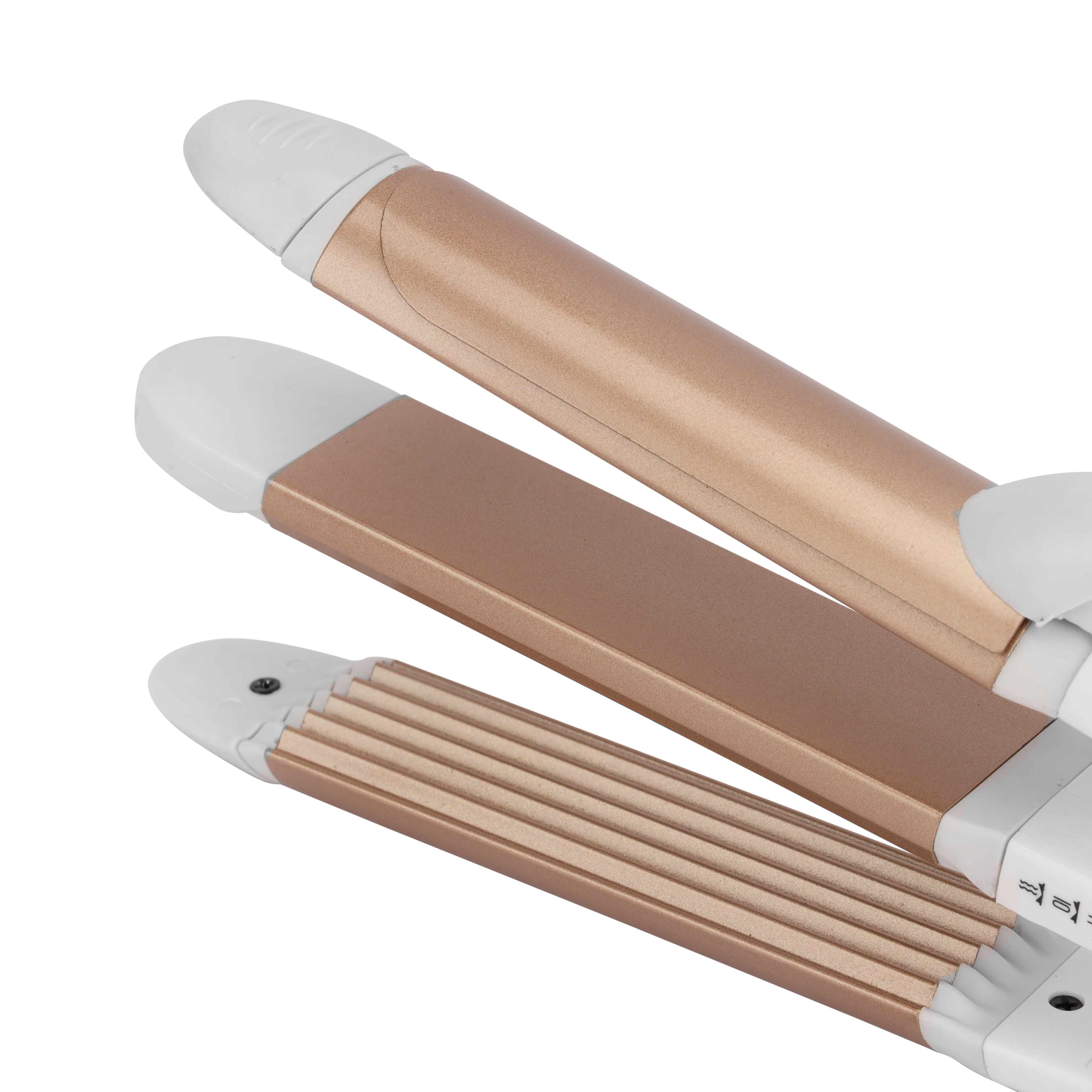 Olsenmark OMH4140 3 in 1 Hair Straightener 50W| aluminum plate for Smooth glide, PTC heater & easy ON/OFF switch| 1.8m cable length, BS plug and smooth styling| - Image 5