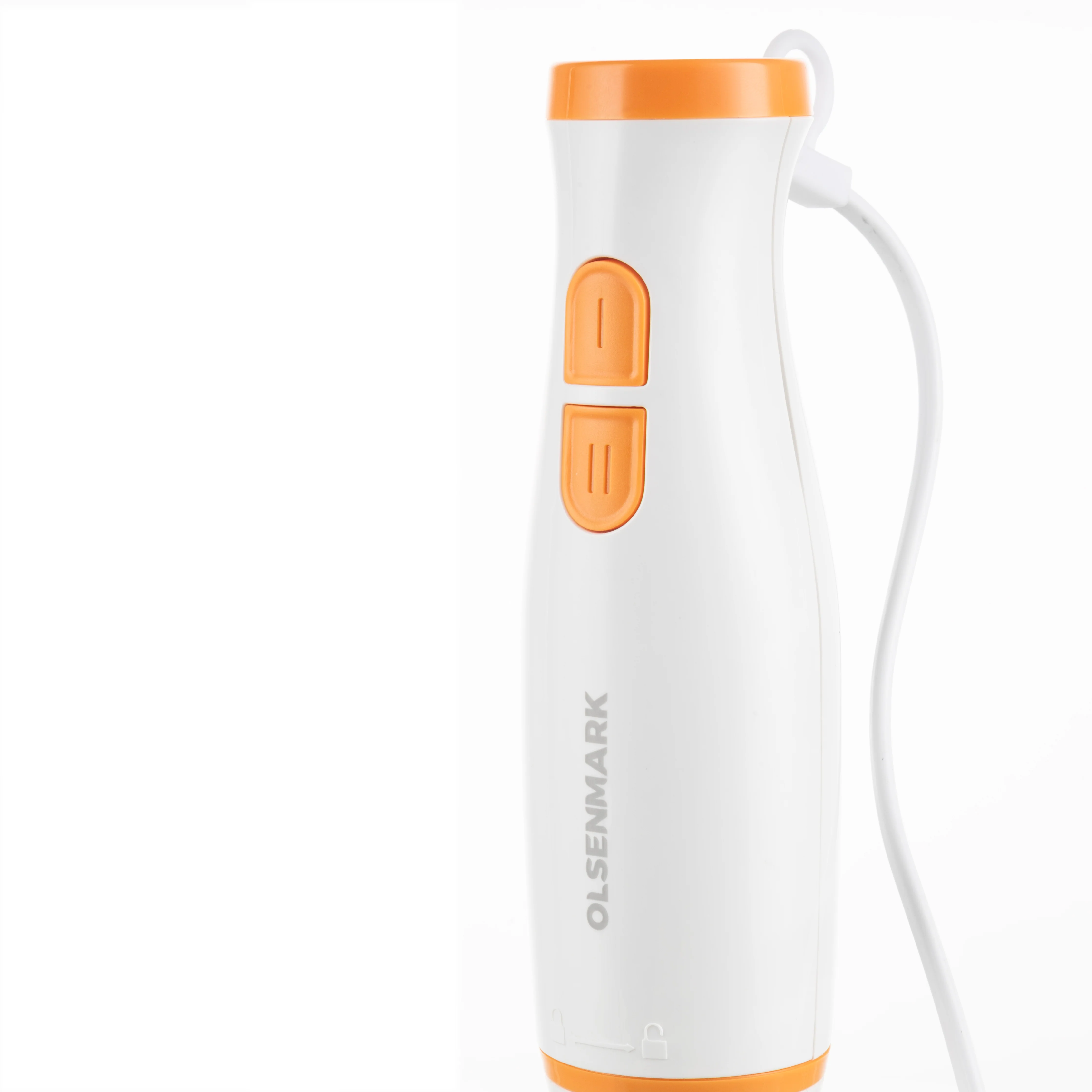Olsenmark OMHB2474 Hand Blender with 400W motor| stainless steel blade, 2 speed control settings & ergonomic handle| efficient blending for soups, smoothies and sauces | - Image 3