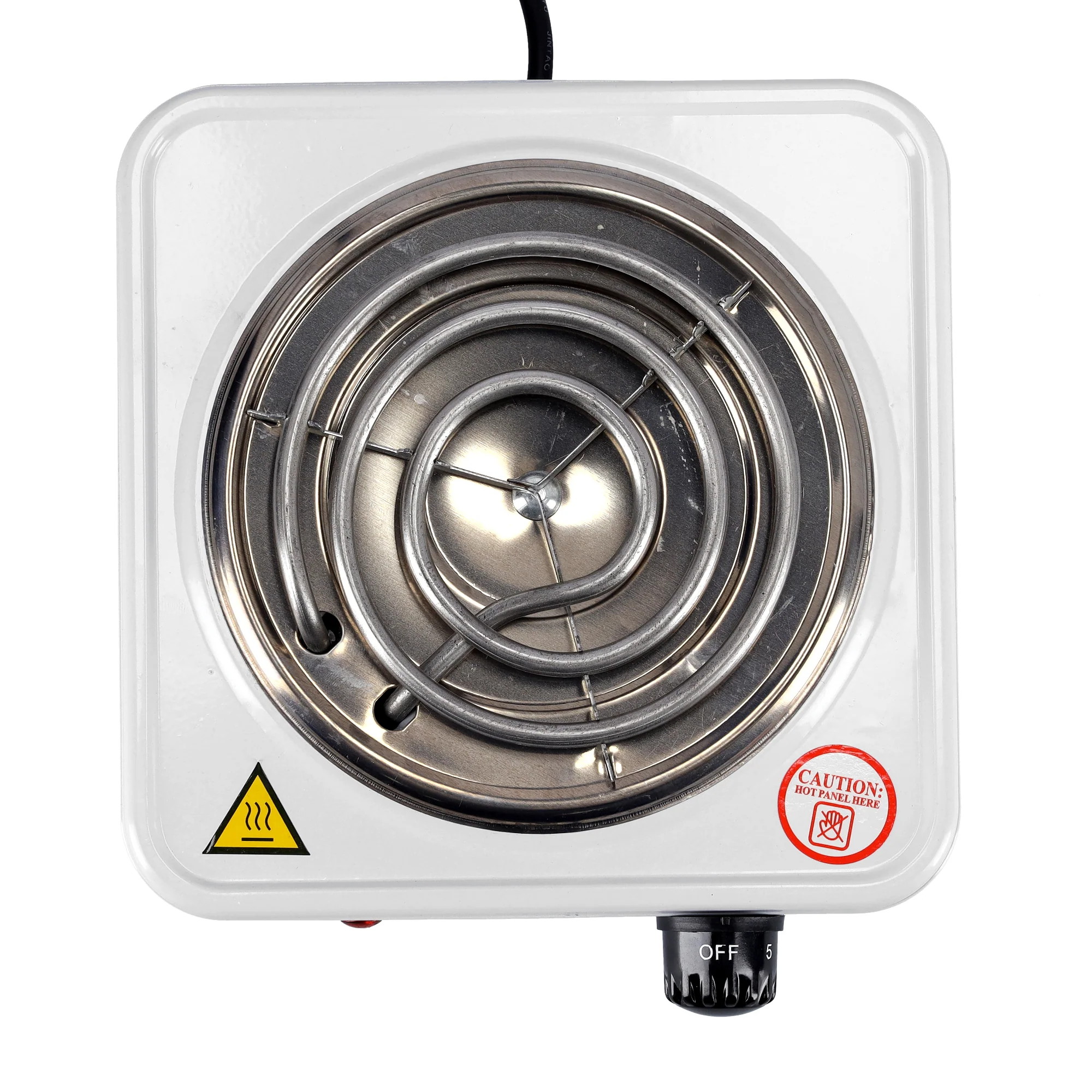 Olsenmark OMHP2201 Single Hot Plate 1000W | quick heating with adjustable temperature control| overheating protection, ideal for cooking, boiling and warming |