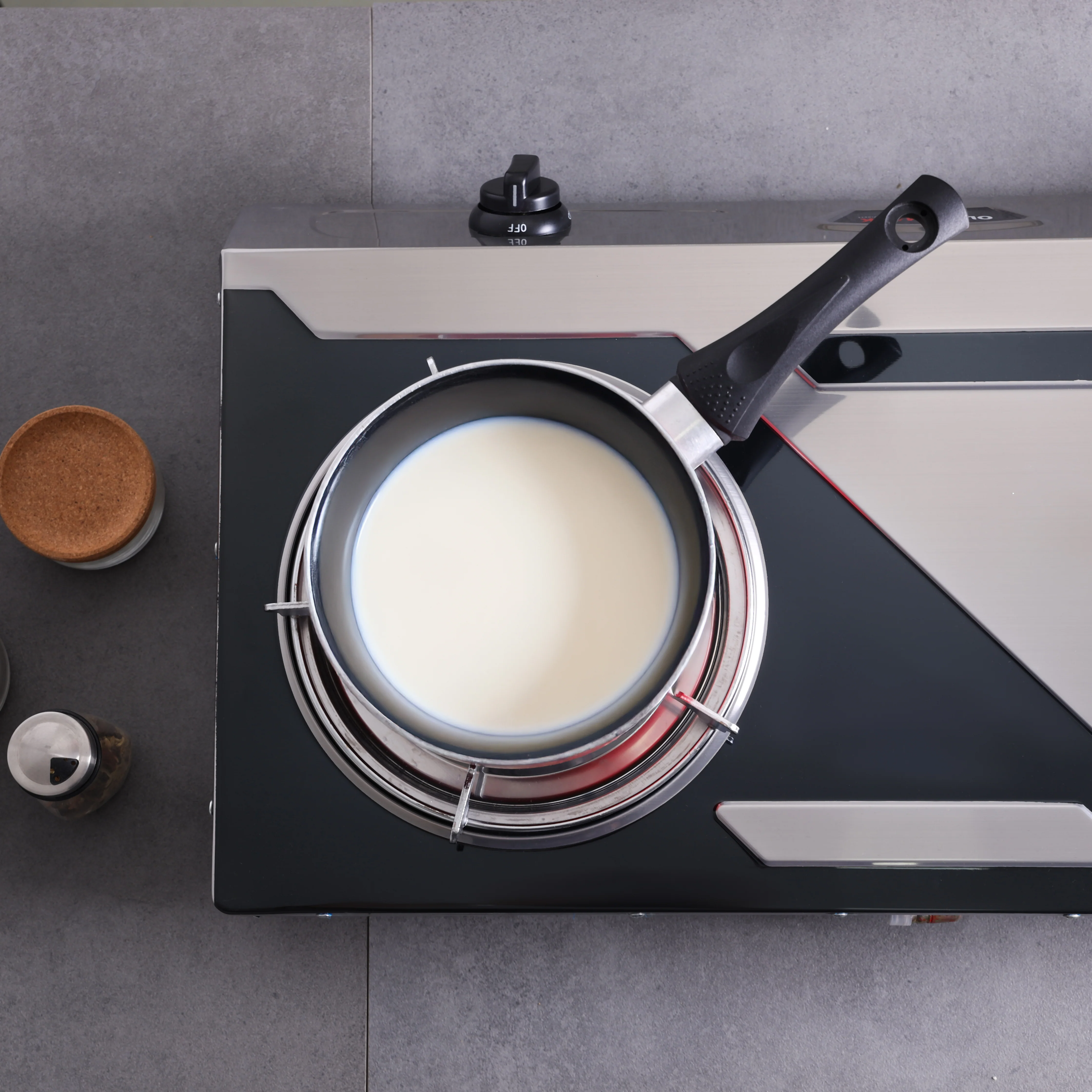 Olsenmark OMK21900 Gas Cooker| Stainless Steel 2 Burner Gas Stove with Auto Ignition| Cast Iron Burners, Efficient Gas Flow, Easy Clean Surface and Durable Design| - Image 5