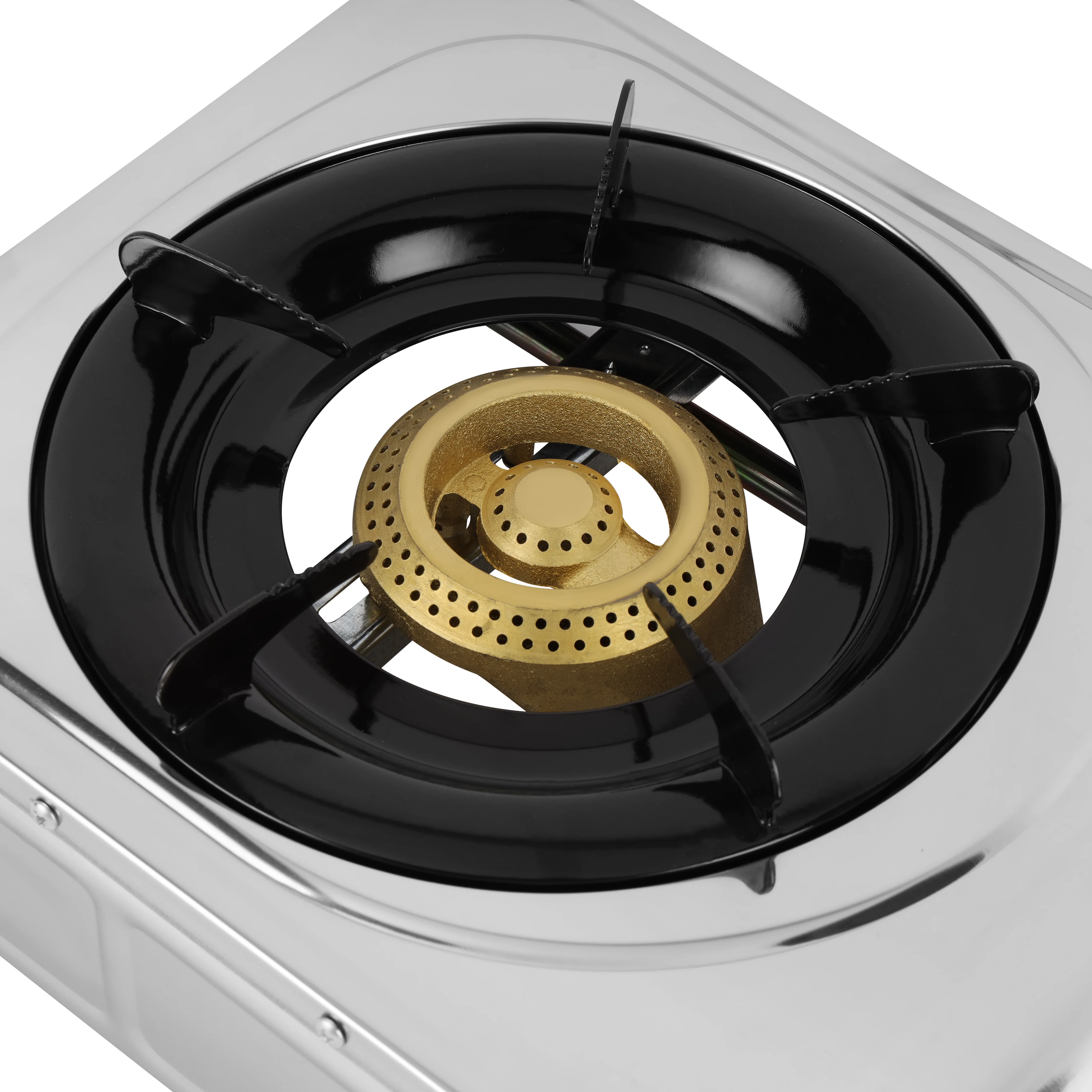 Olsenmark OMK2231 2 Burner Gas Cooker| stainless steel body, cast iron burners & auto ignition system| ABS knobs and efficient heat distribution for faster cooking| - Image 4
