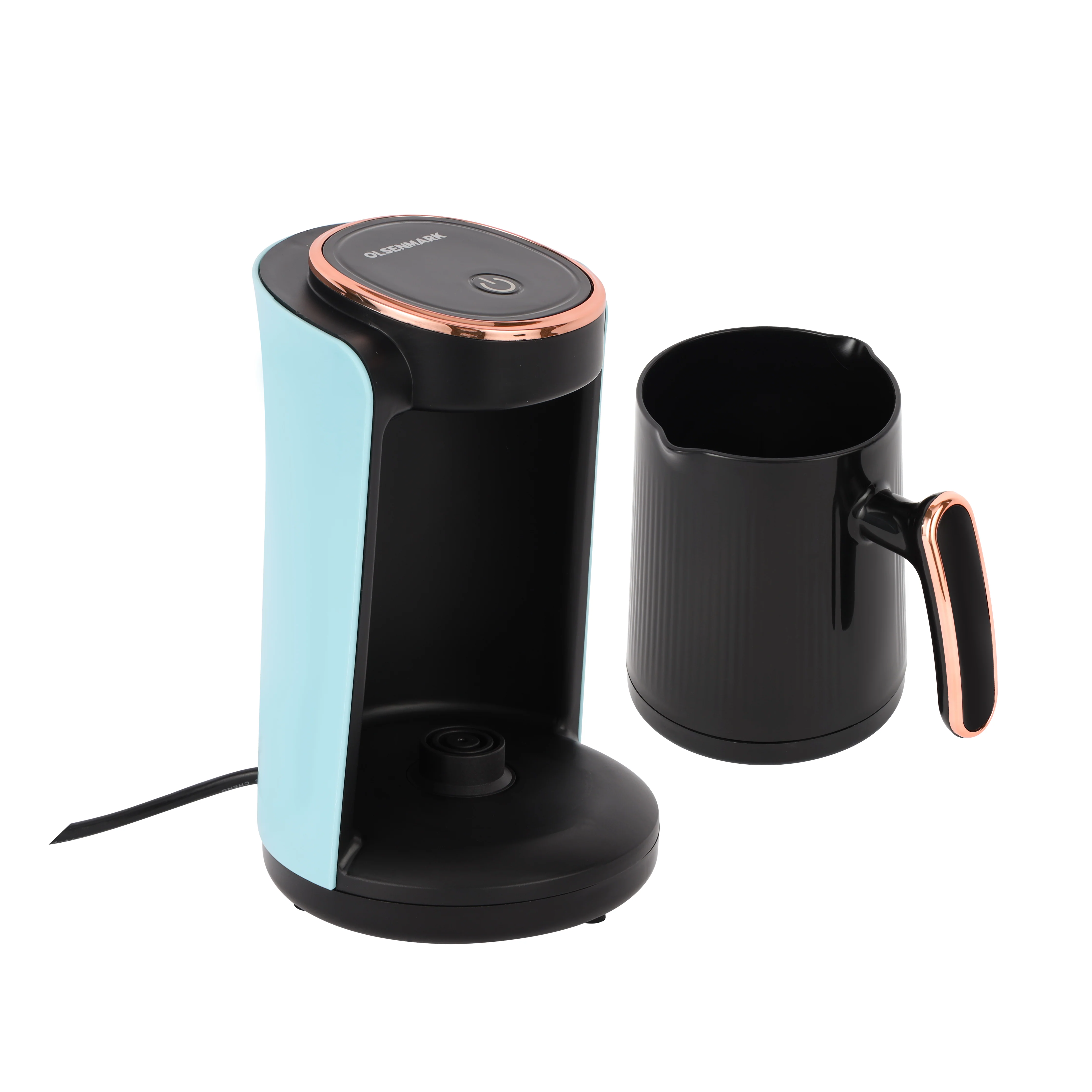 Olsenmark OMK7066 Turkish Coffee Maker 0.5L 600W| concealed heating element with auto shut-off| boil-dry and overheat safety protection, compact and stylish design| - Image 4