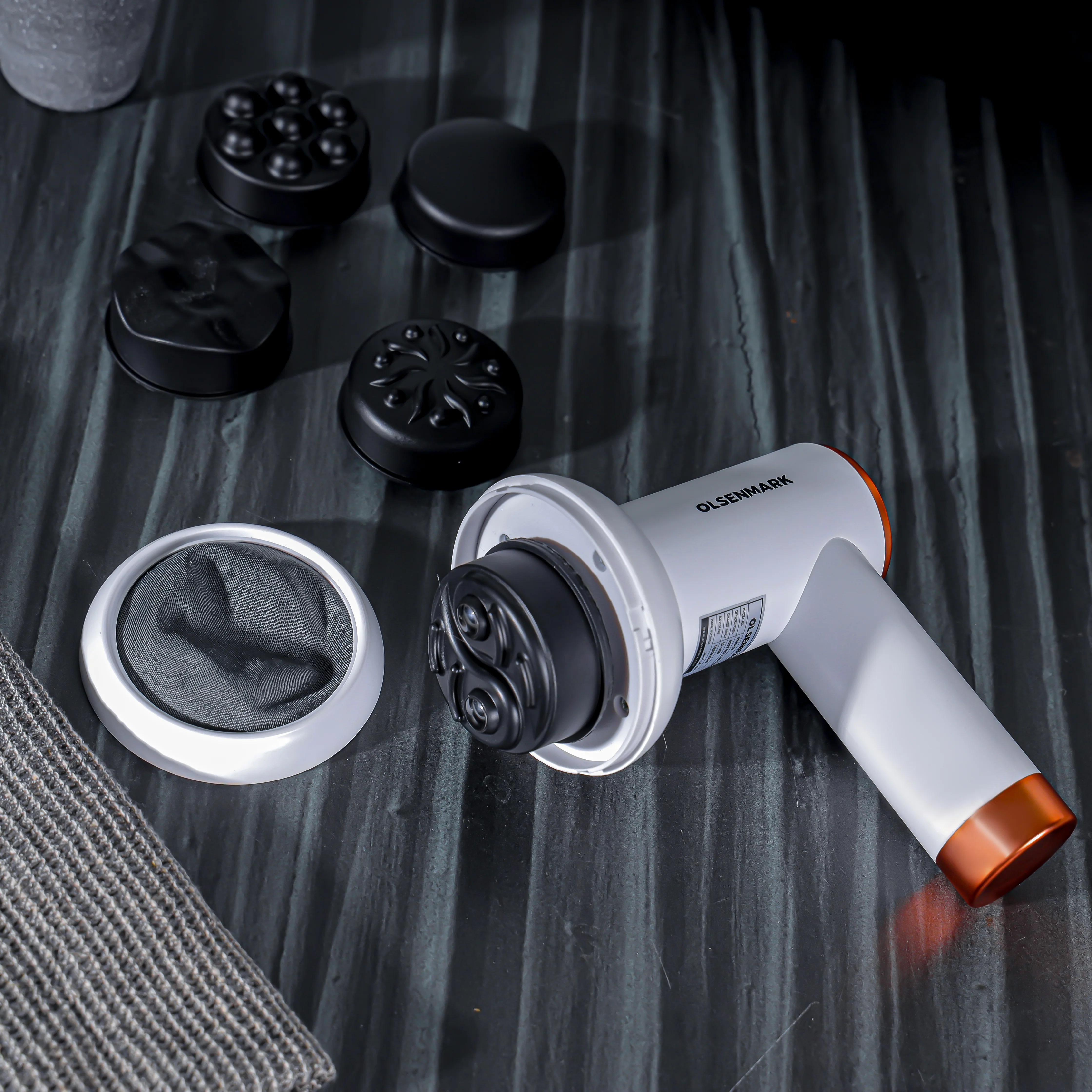Olsenmark OMM4116 Deep Rolling Massager | 6 speeds with ergonomic design and powerful motor| rechargeable battery and effective muscle relaxation for full body relief| - Image 4