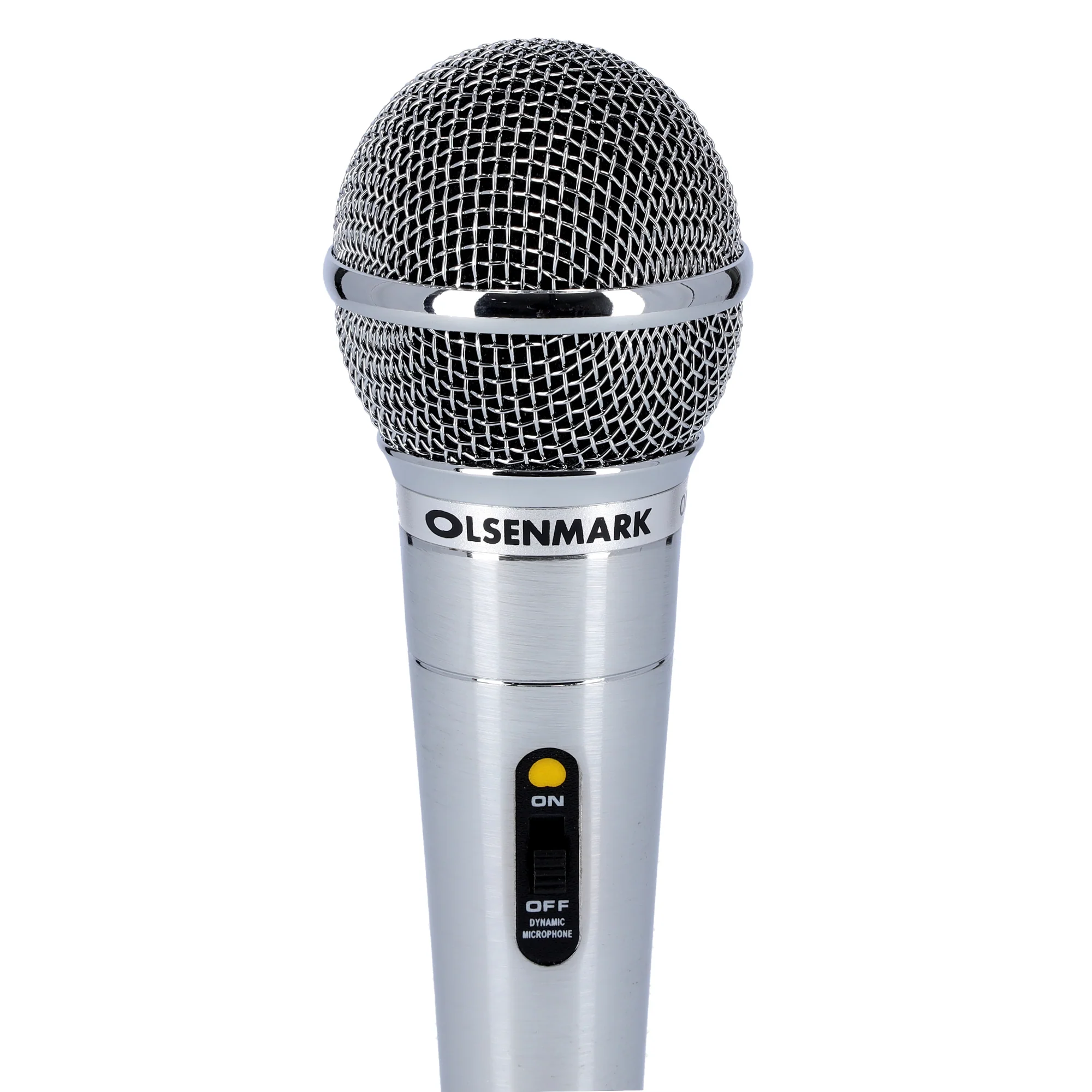 Olsenmark OMMP1215 Professional Dymic Micronaphone| for karaoke and stage with excellent sound reproduction| durable metal body and clear, stable wired vocal performance| - Image 5