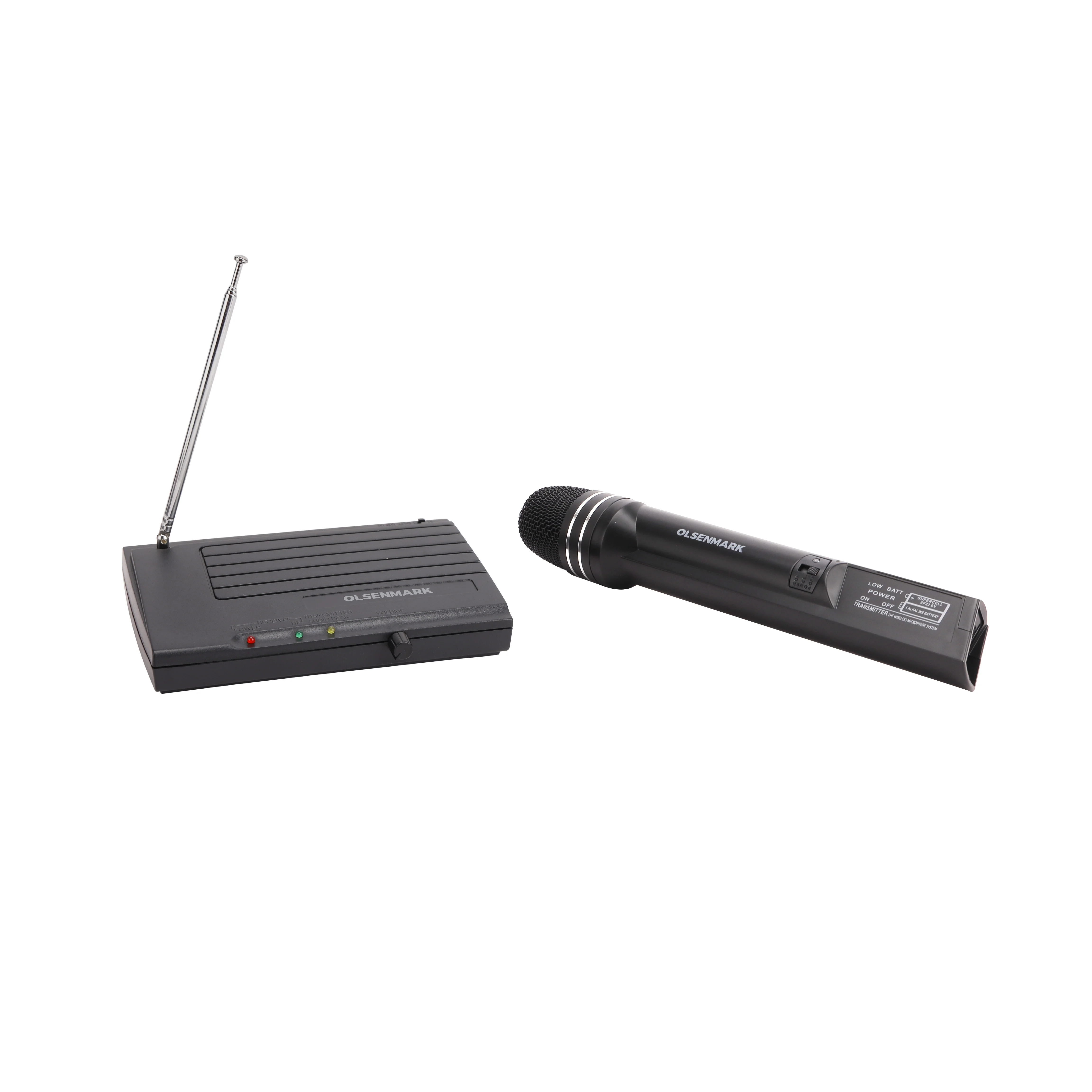 Olsenmark OMMP1240 Wireless Microphone Receiver System| high quality sound with low noise output and stable signal transmission| handheld mic and receiver unit| - Image 5