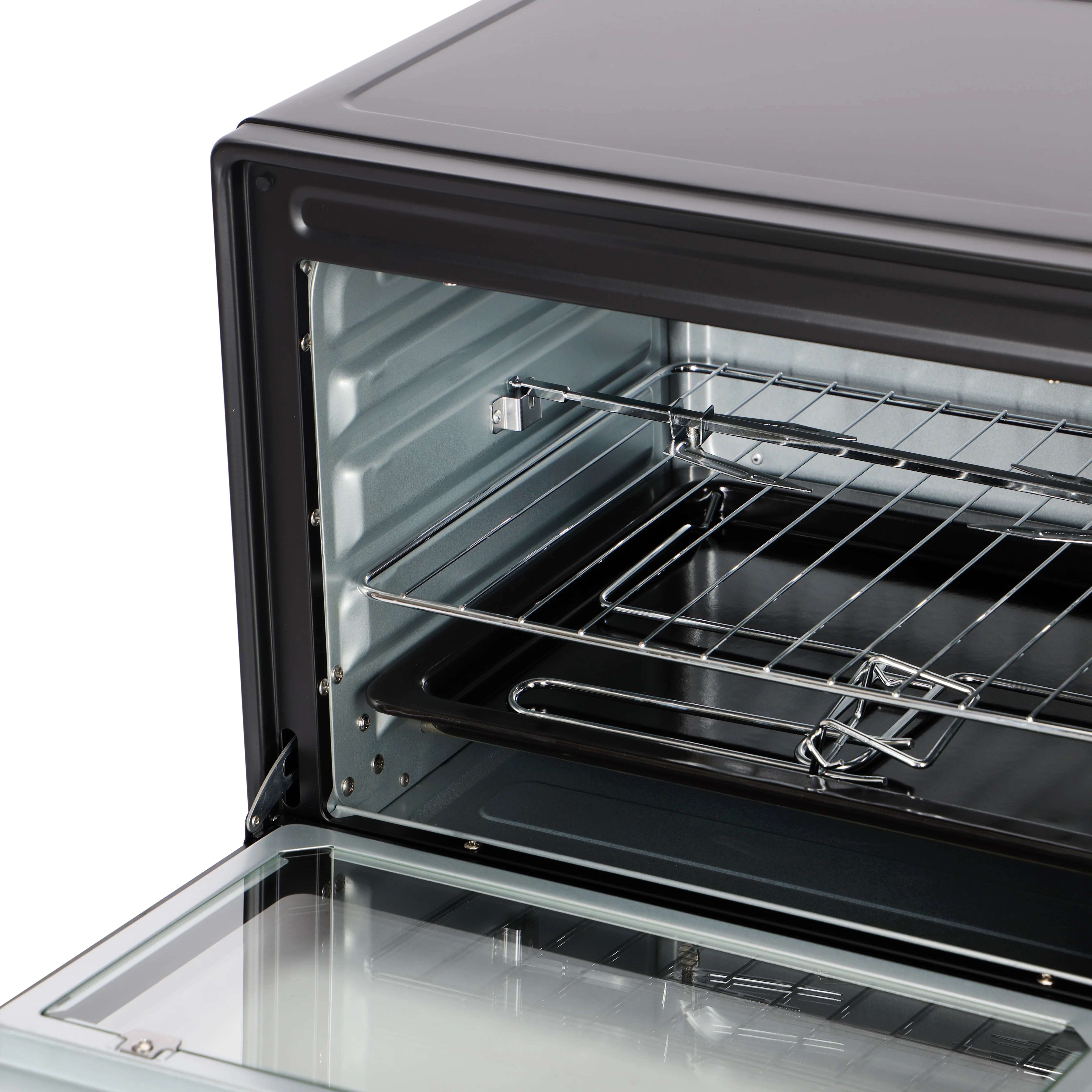 Olsenmark OMO7052 Electric Oven 38L| Rotisserie 1600W Double Glazed features & convection cooking| 60min timer, 100-250°C control, tempered glass & heating modes| - Image 2