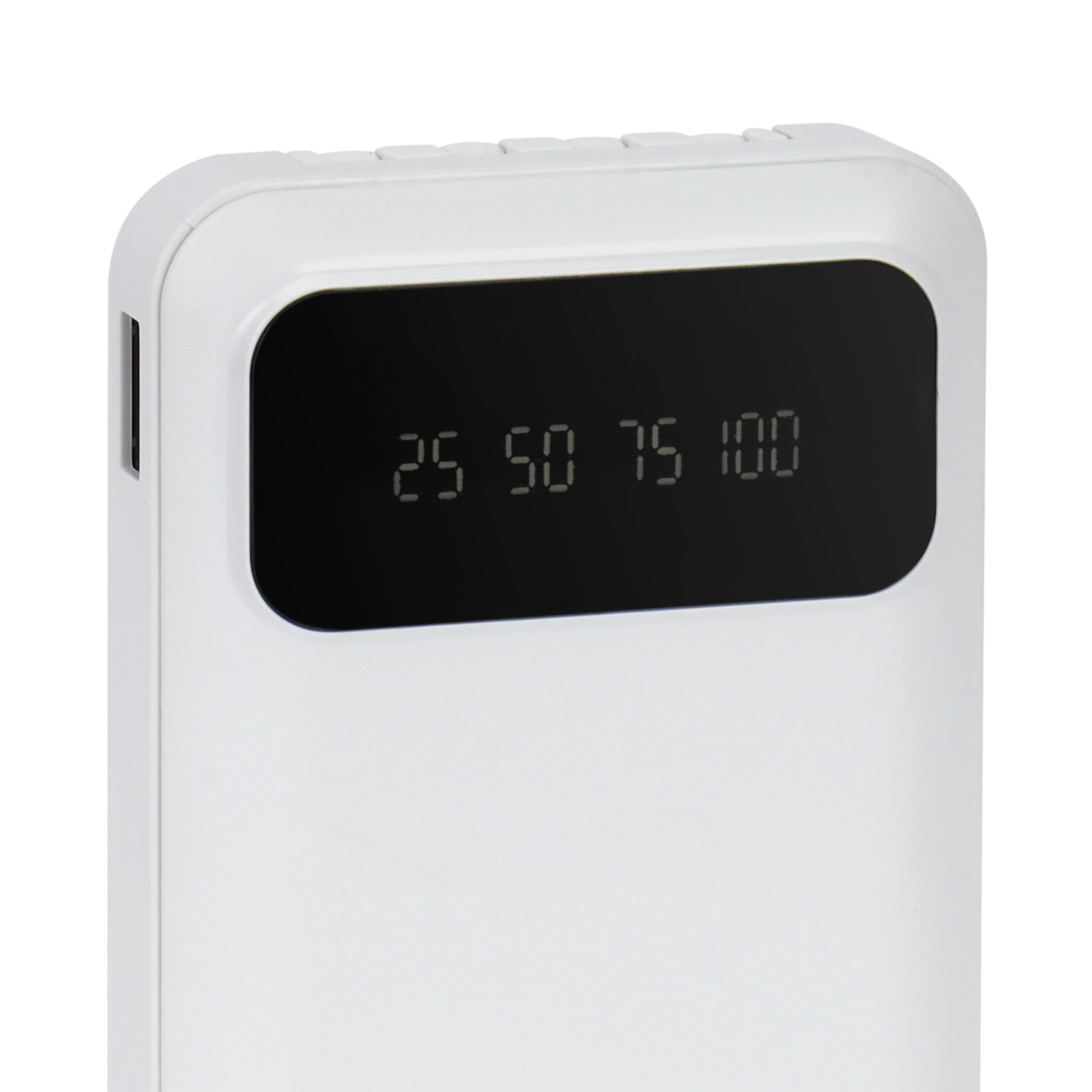 Olsenmark OMPB1820 10000mAh Power Bank | built-in cables and LED display with featuring 2A fast charging| travel-safe design, and compact portable backup power| - Image 4