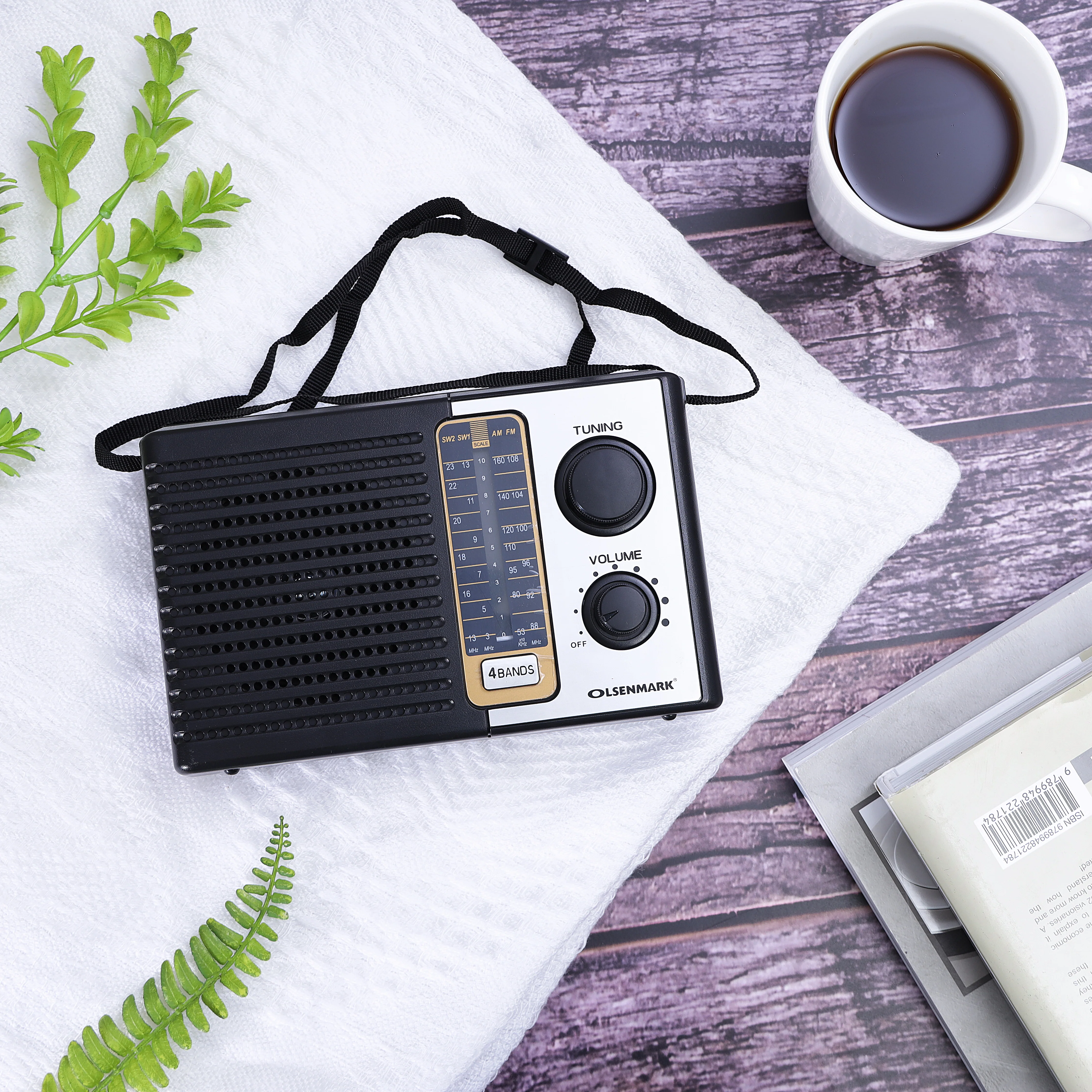 Olsenmark OMR1270 4 Band Radio | USB, Bluetooth with TF and MP3 playback & AC/DC power support | clear sound reception and portable design for home and travel use| - Image 5