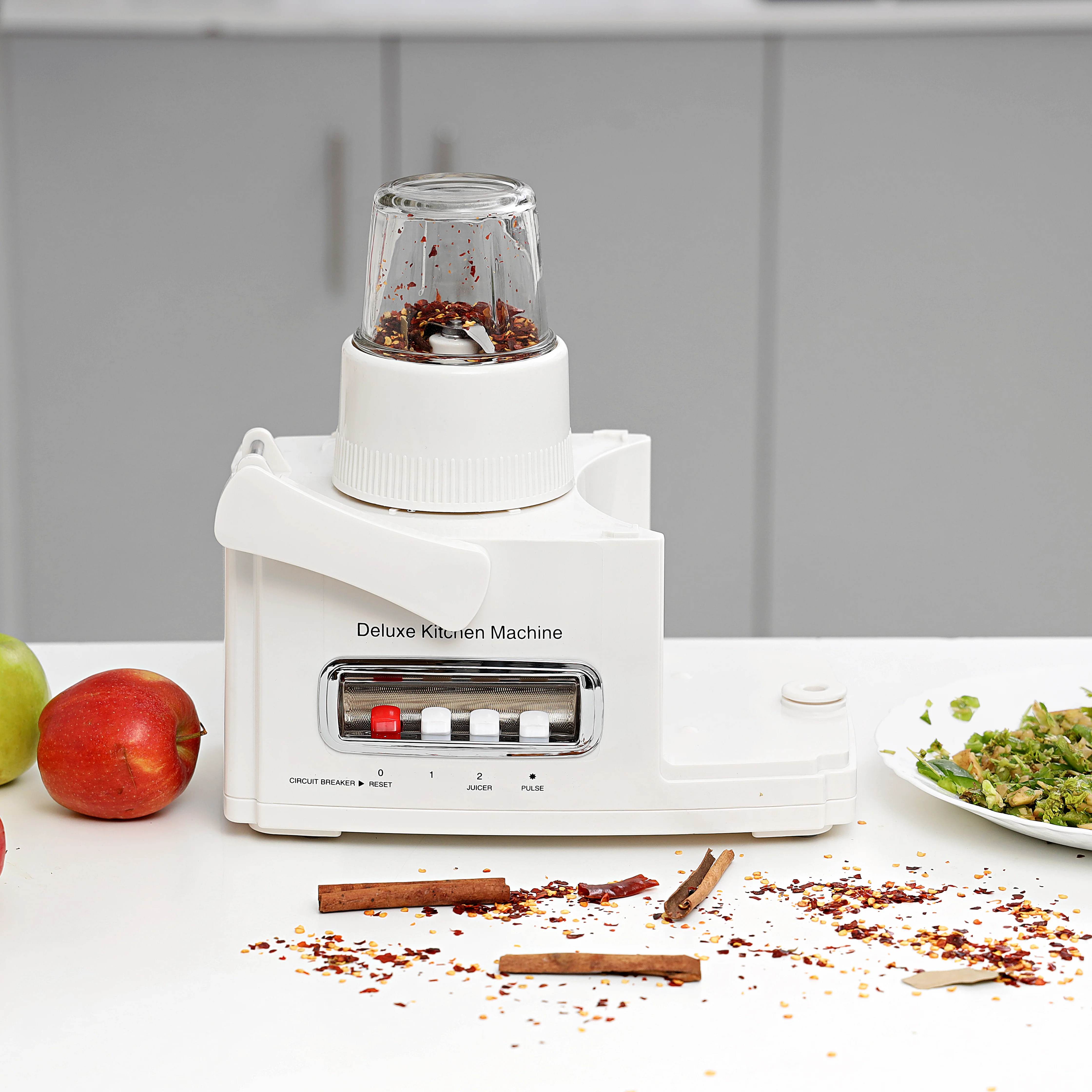 Olsenmark OMSB2235 10-in-1 Food Processor 400W| features a super quiet motor and versatile attachments for chopping, mixing, blending, grinding, mincing & ease| - Image 3