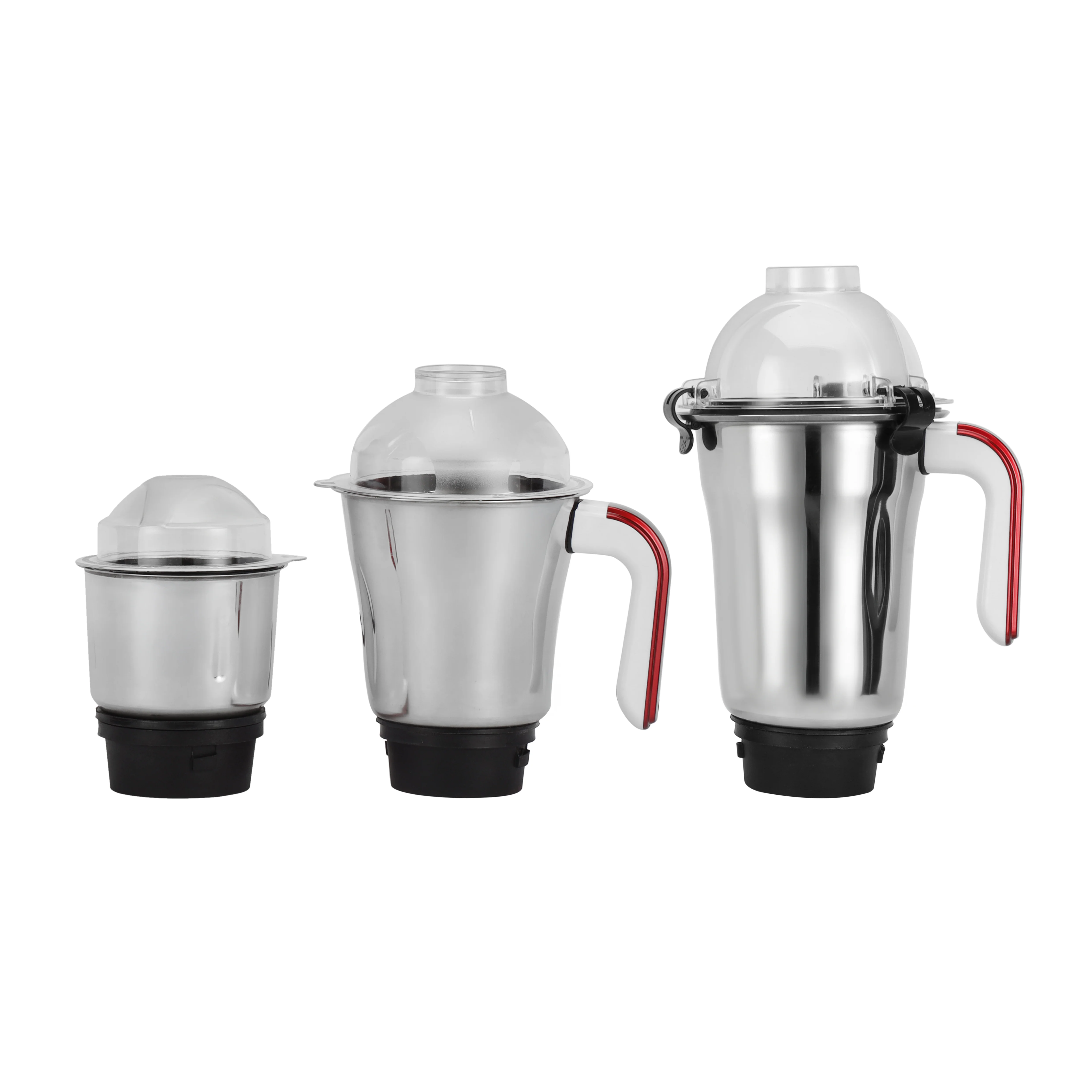 Olsenmark OMSB2427 3-in-1 Mixer Grinder| 750W powerful motor with stainless steel jars and 3-speed with pulse| overload protection, unbreakable lids, ABS handles| - Image 3